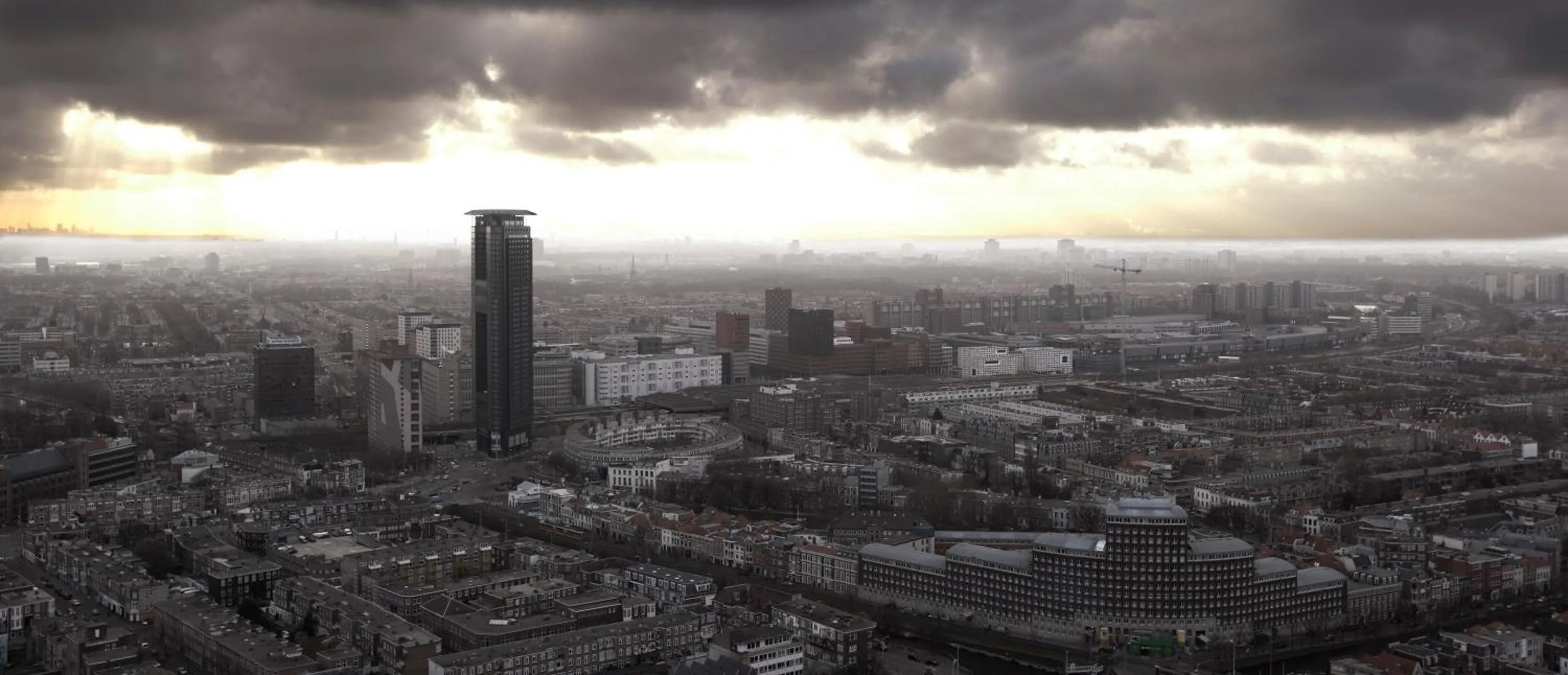 Bird's eye view in The Penthouse At The Hague Tower
