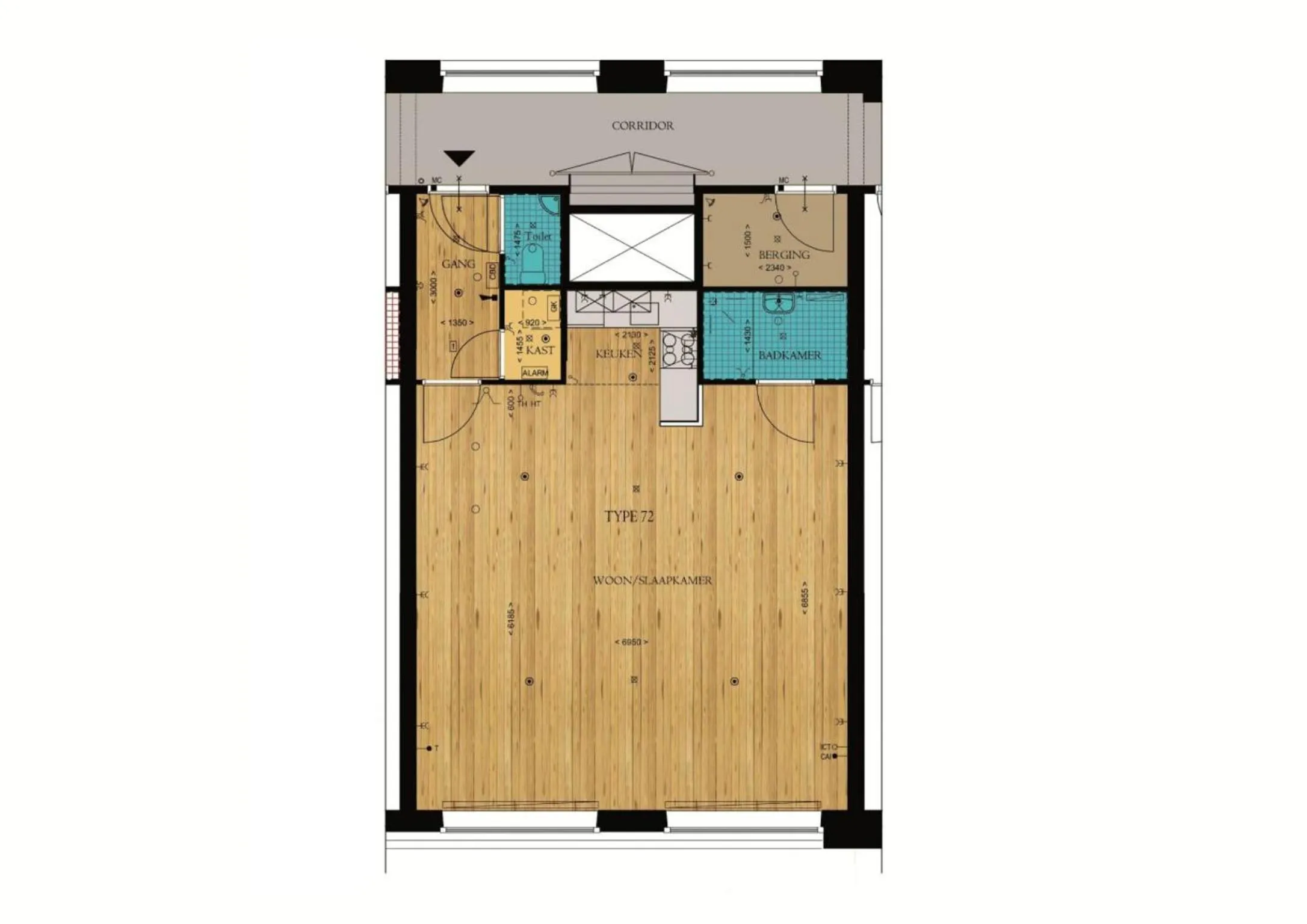 Shower in The Penthouse At The Hague Tower