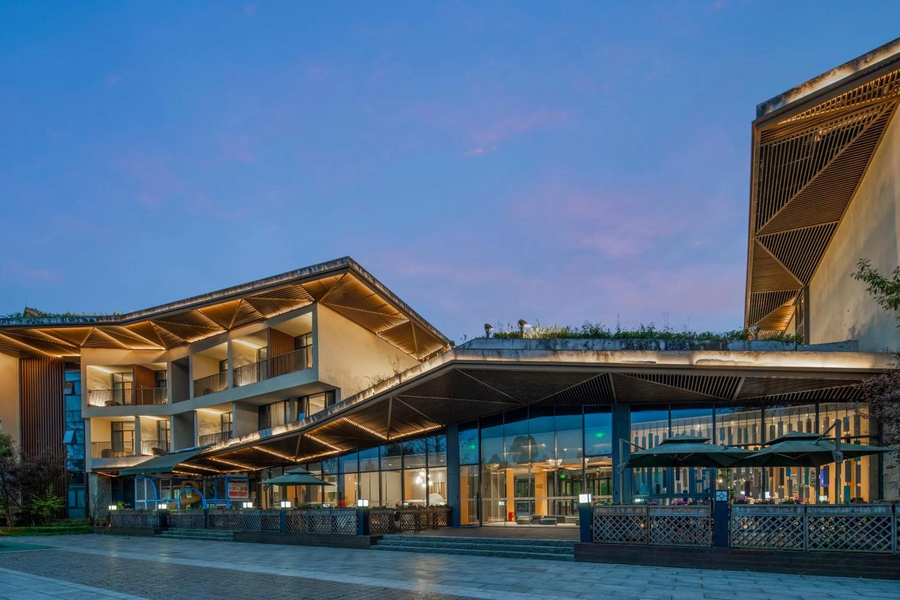 Property building in Holiday Inn Express Emei Mountain, an IHG Hotel