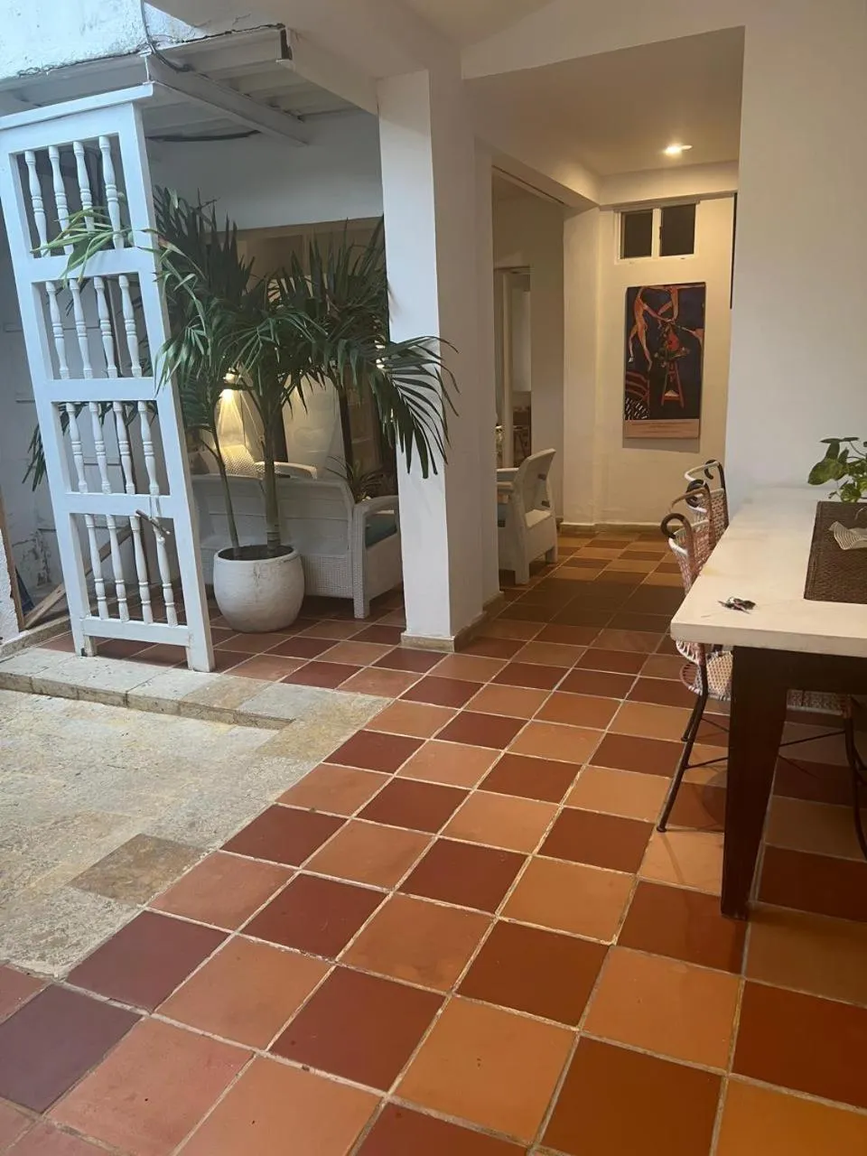 Dining area in Casa Crespo