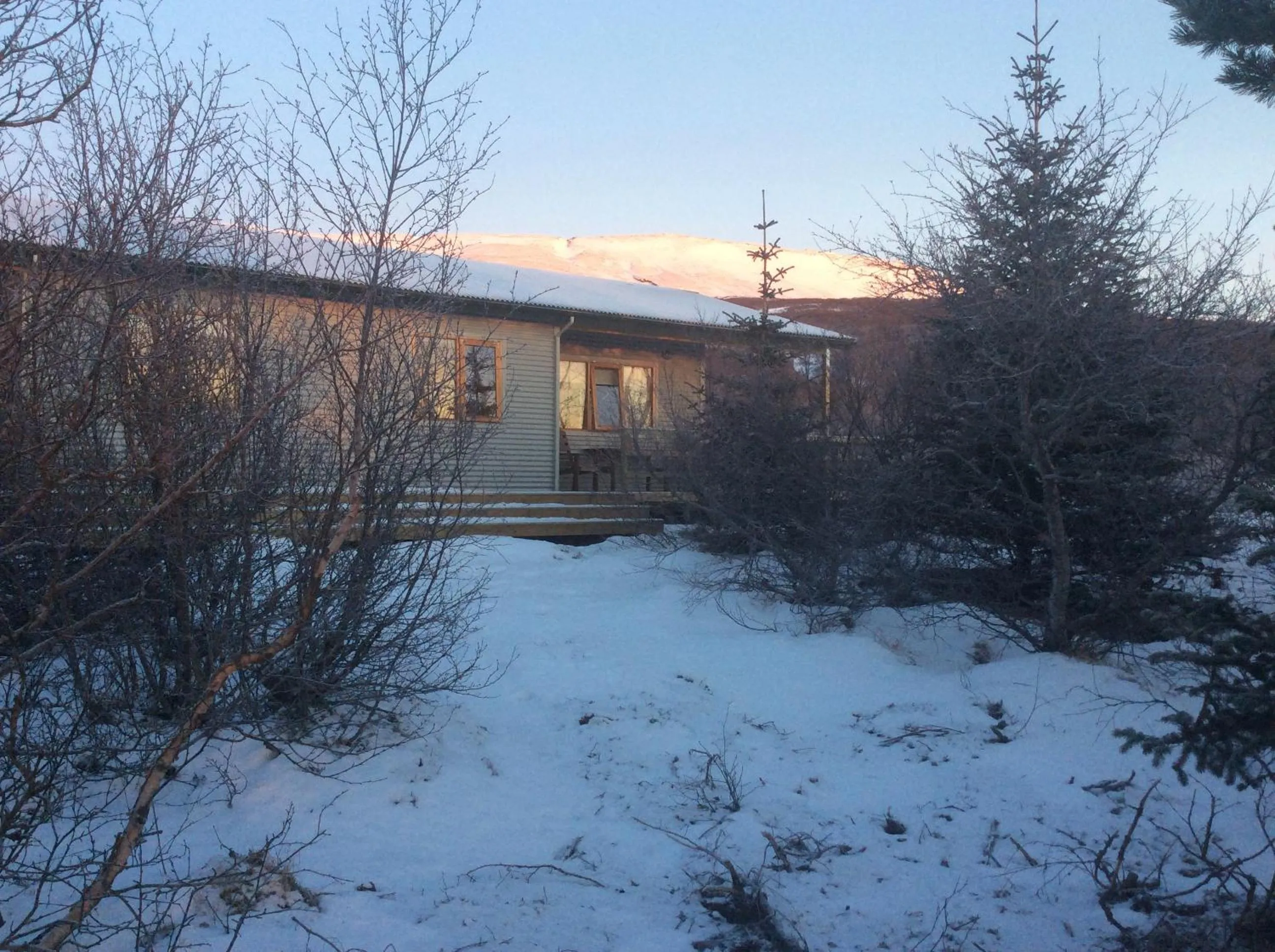 Winter in Middalskot Cottages