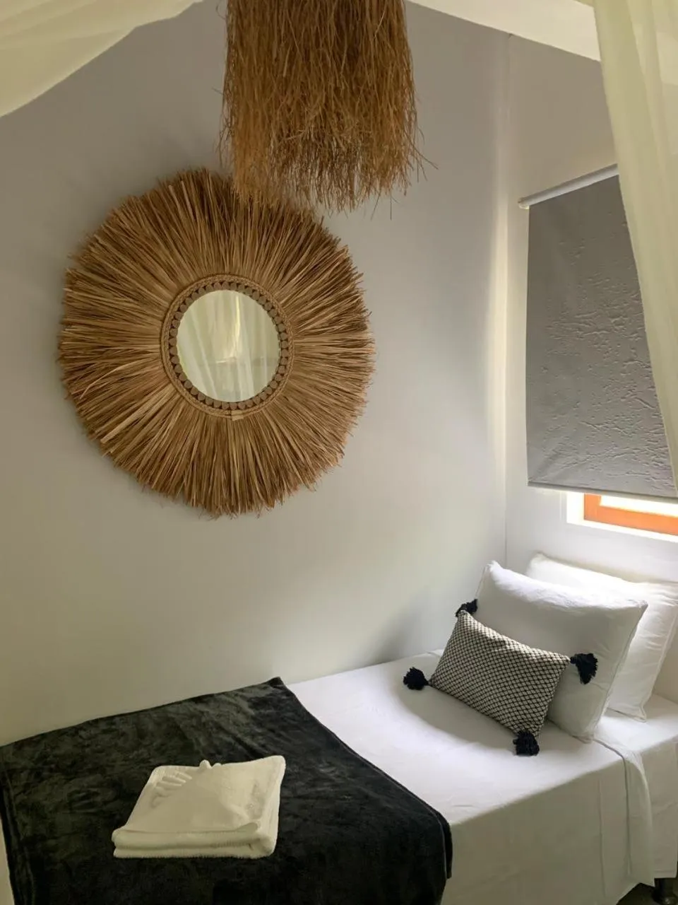 Bed in Pousada Agua de Coco