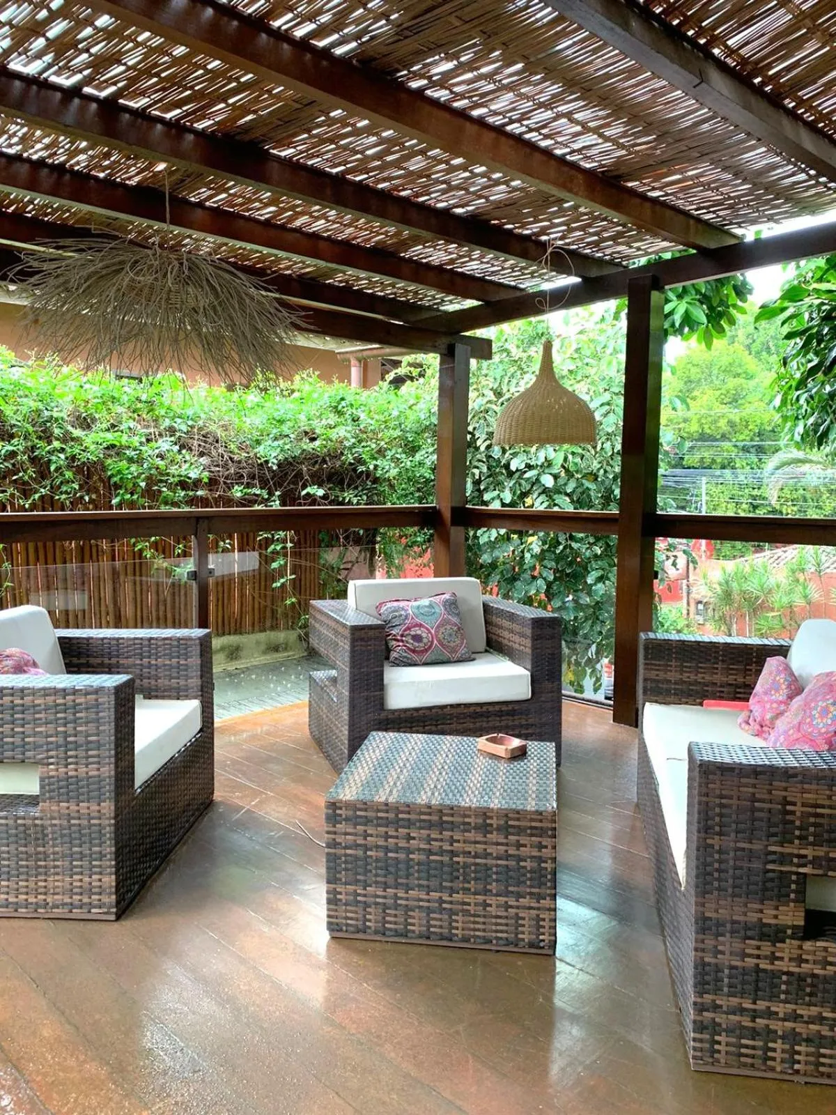 Balcony/Terrace in Pousada Agua de Coco