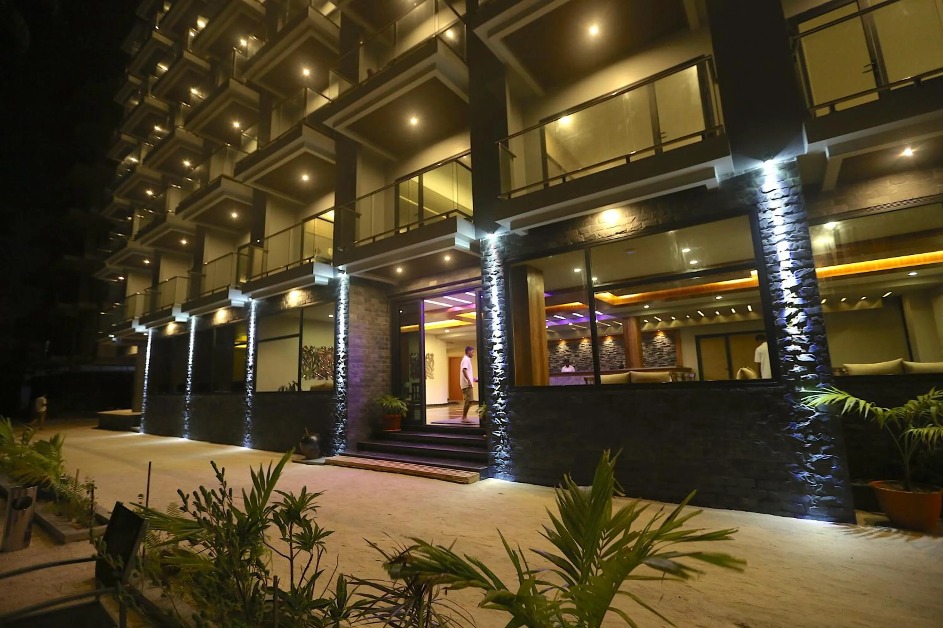 Facade/entrance in Kaani Grand Seaview