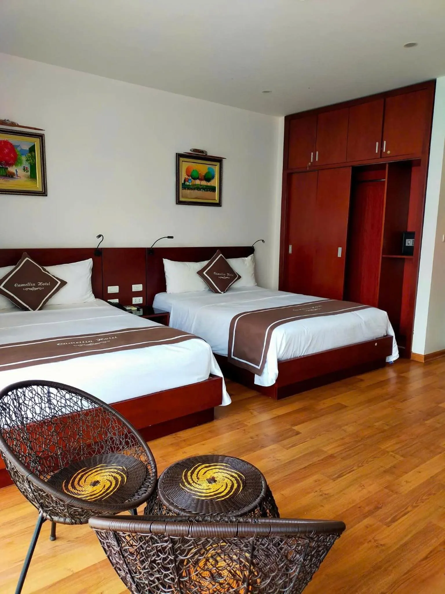 Bed in Camellia Hotel