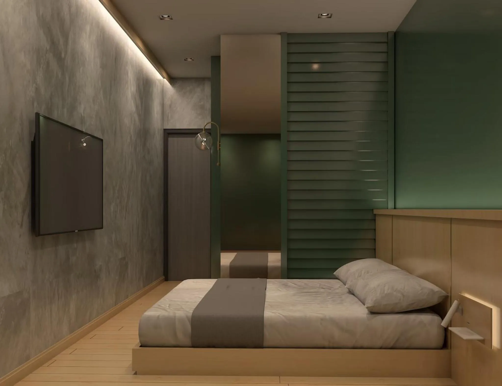 Bed in Narawad Boutique Hotel