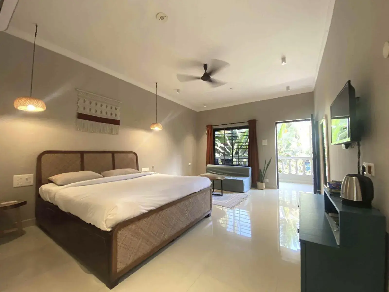 King Room with Garden View in The Unallome, Morjim King Room with Garden View in The Unallome, Morjim