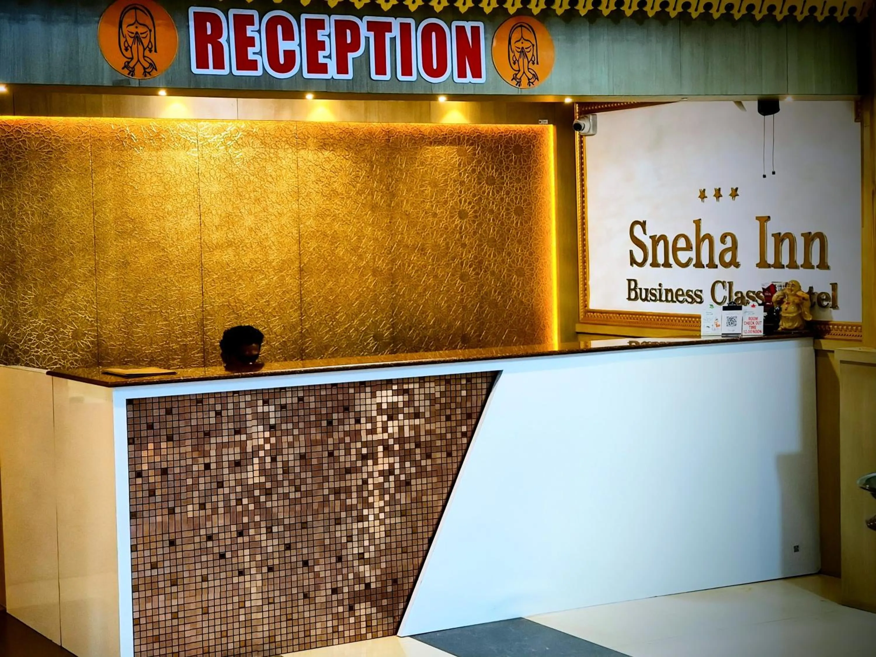 Lobby or reception in Sneha Inn