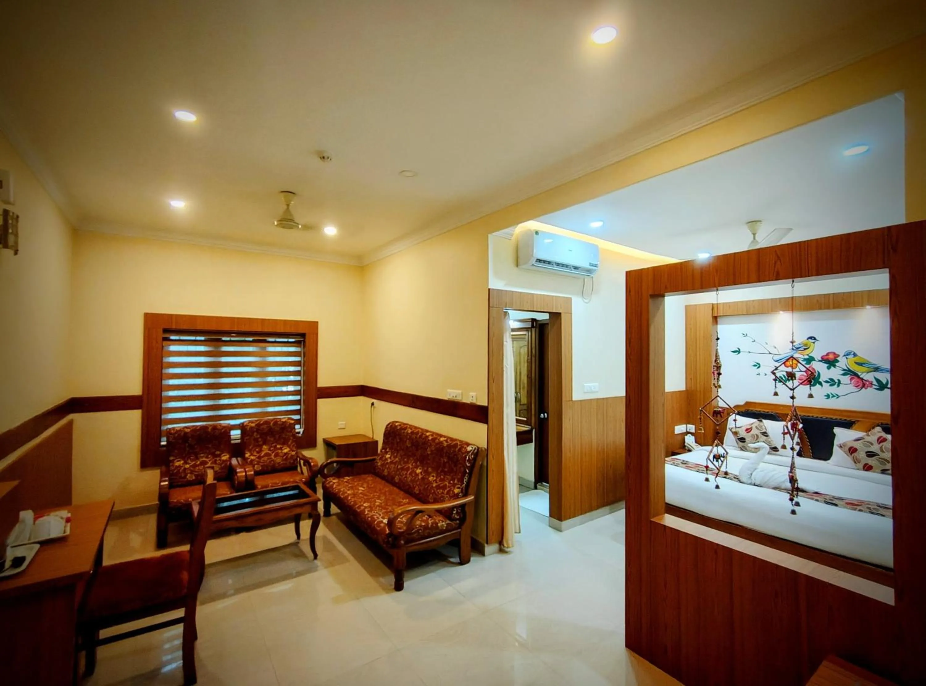 Living room in Sneha Inn