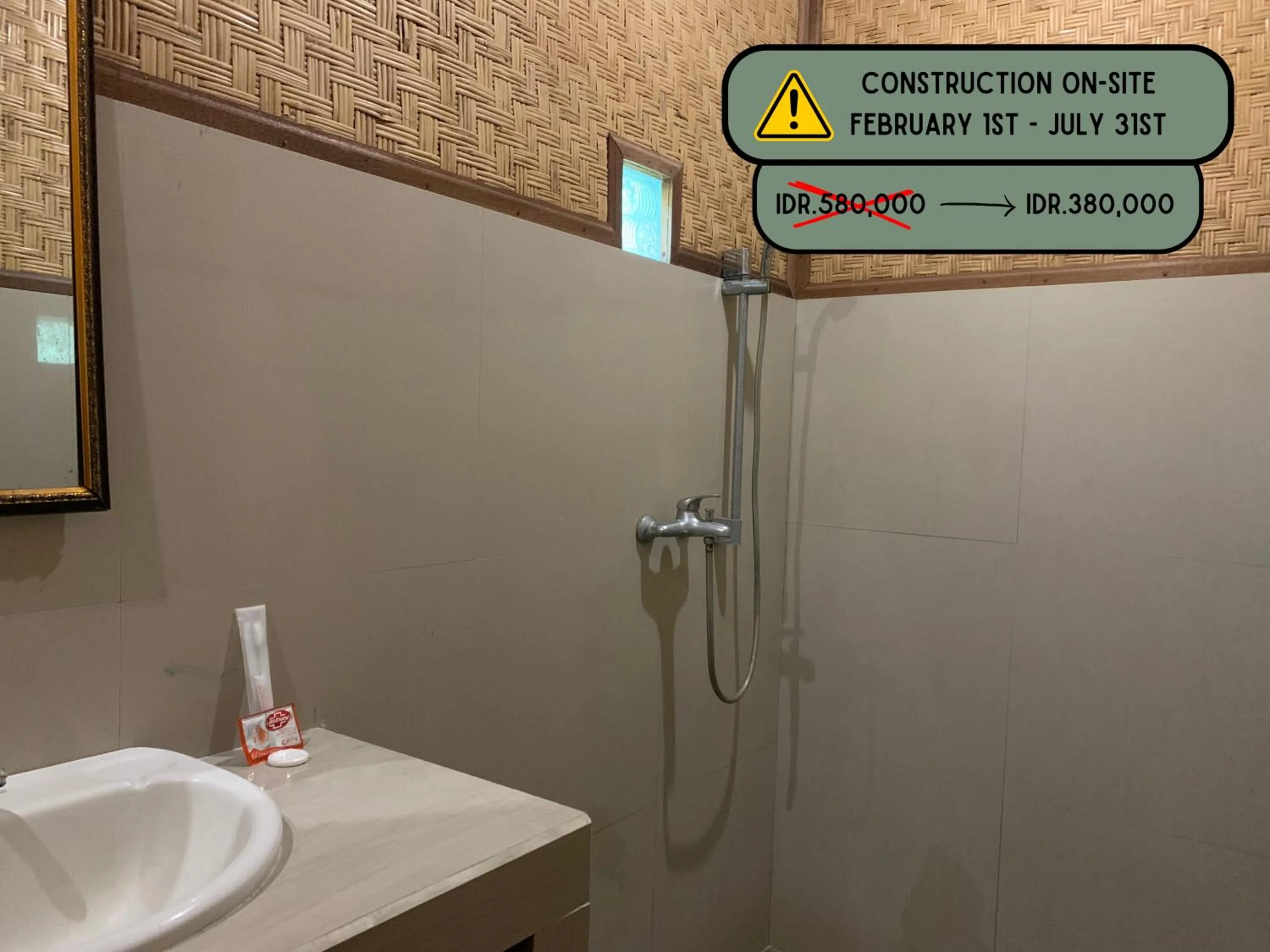 Bathroom in Kulkul Bungalow