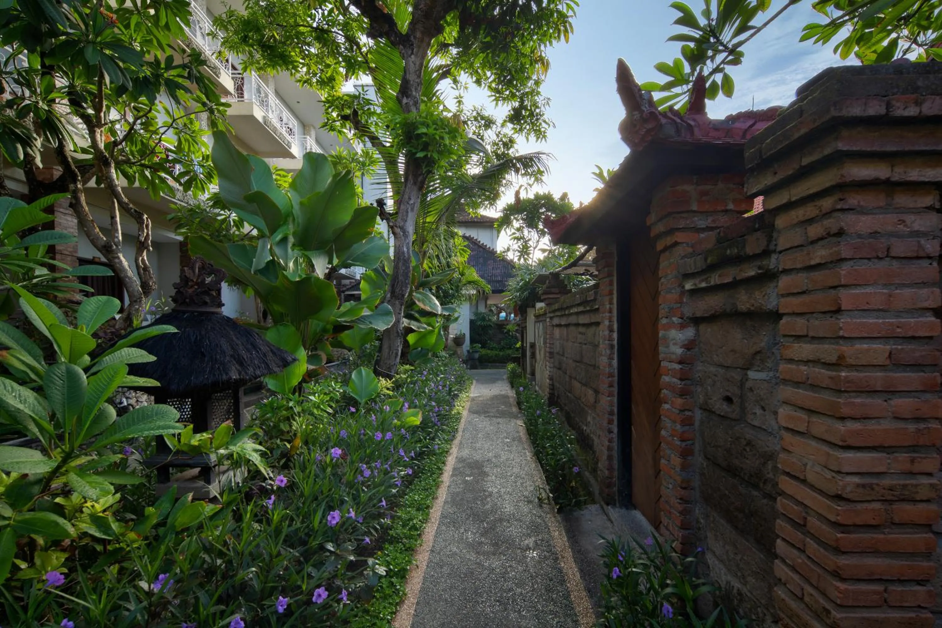 Garden view in Legian Village Beach Resort - CHSE Certified
