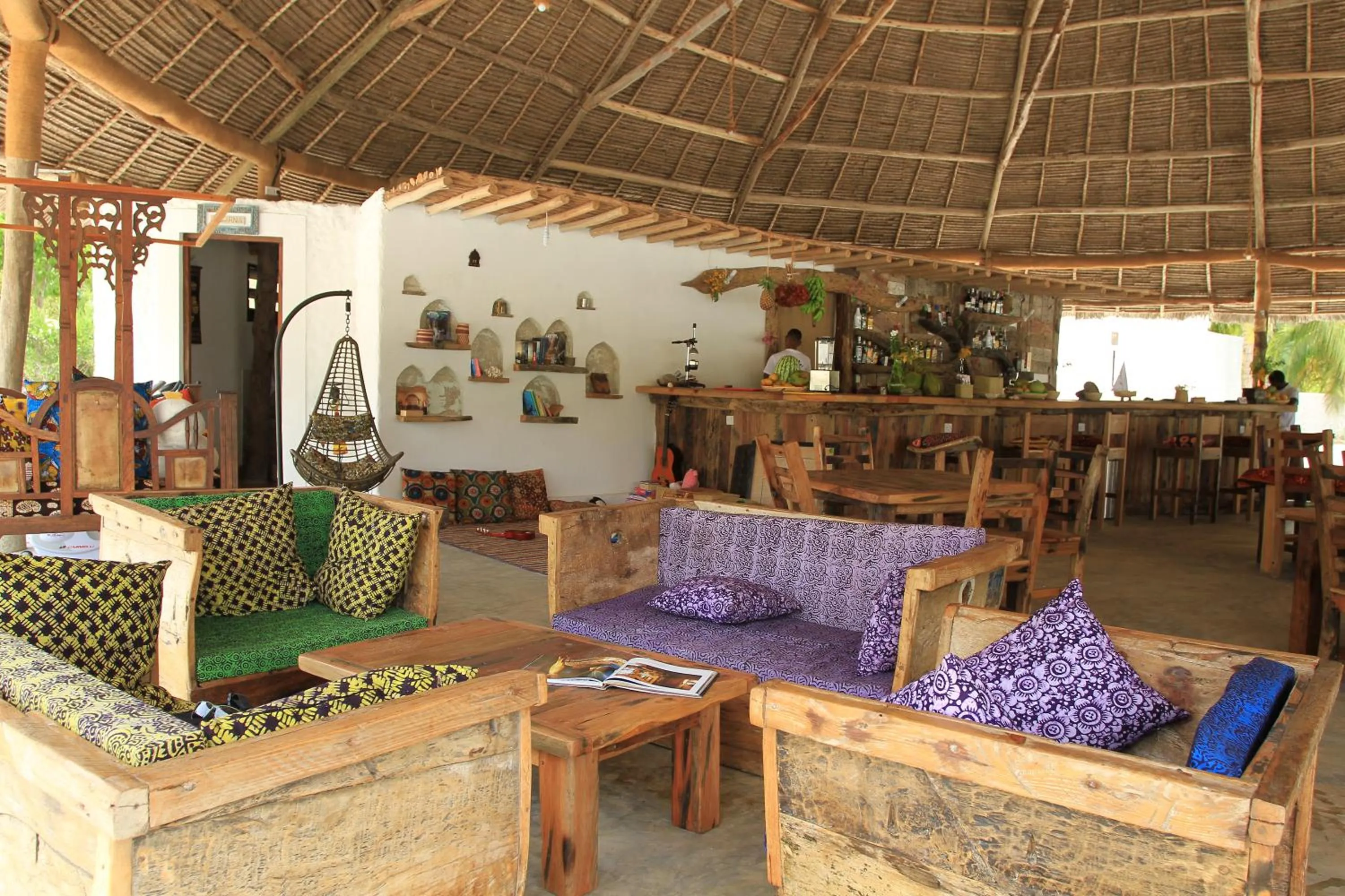 Lounge or bar in Ujamaa Beach Resort