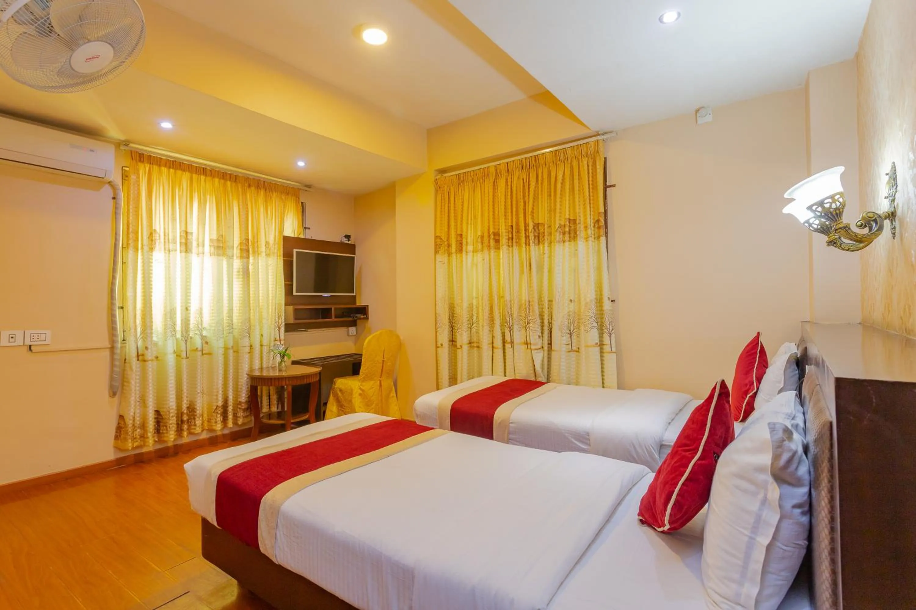 Bed in Hotel Royal Kathmandu