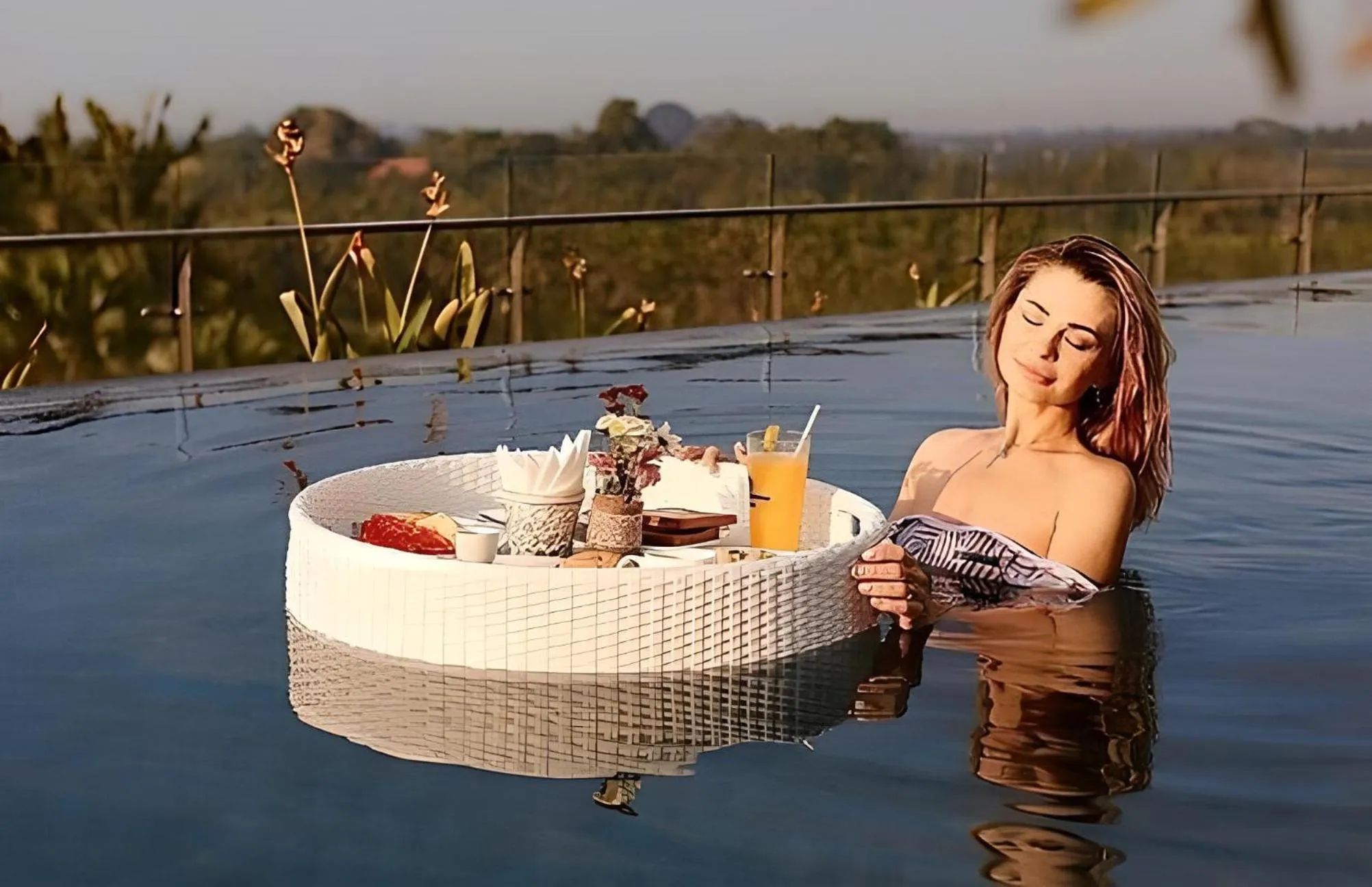 Swimming pool in MaxOneHotels at Ubud - CHSE Certified