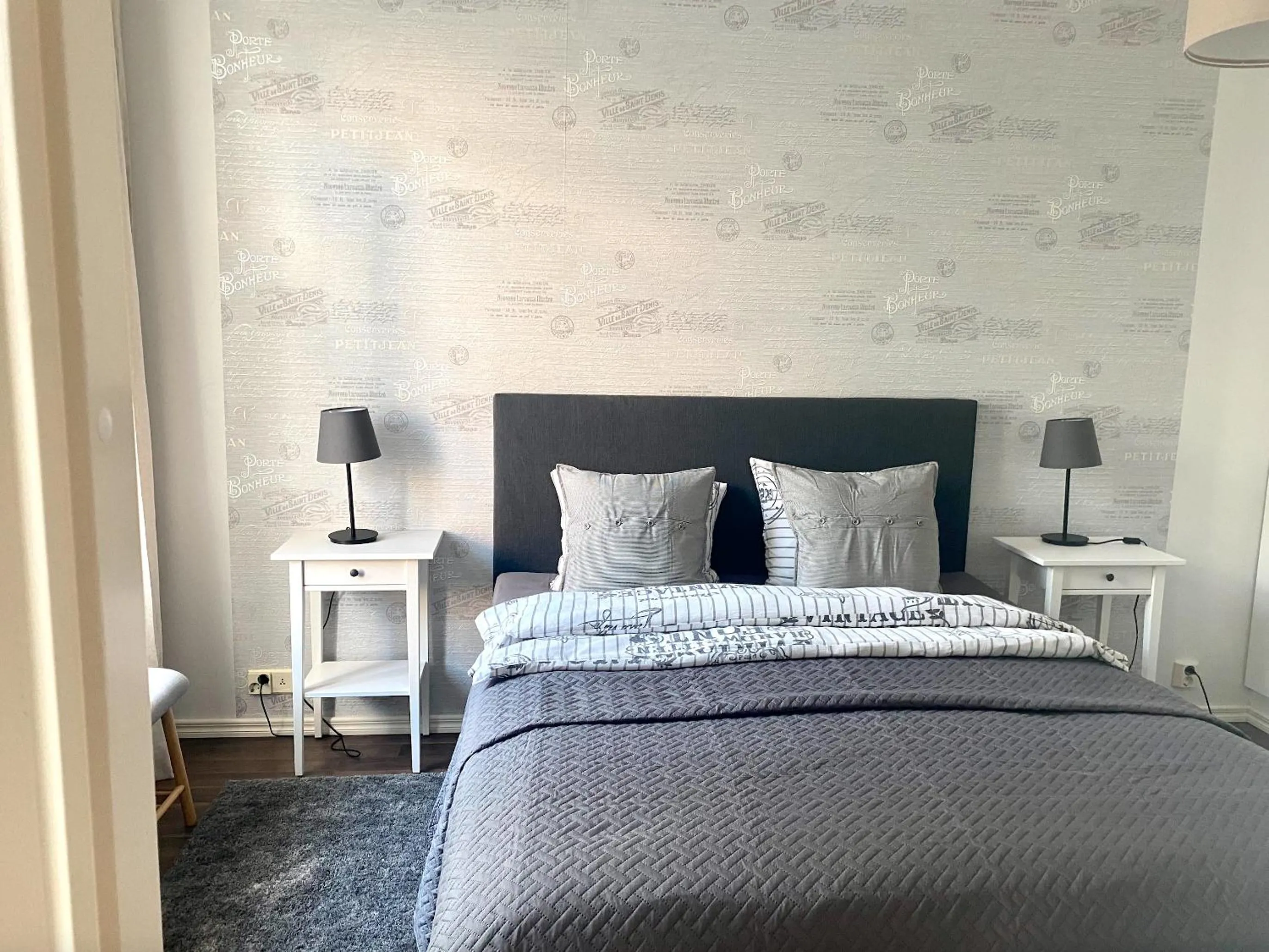 Bed in Hamina Bastion Apartments