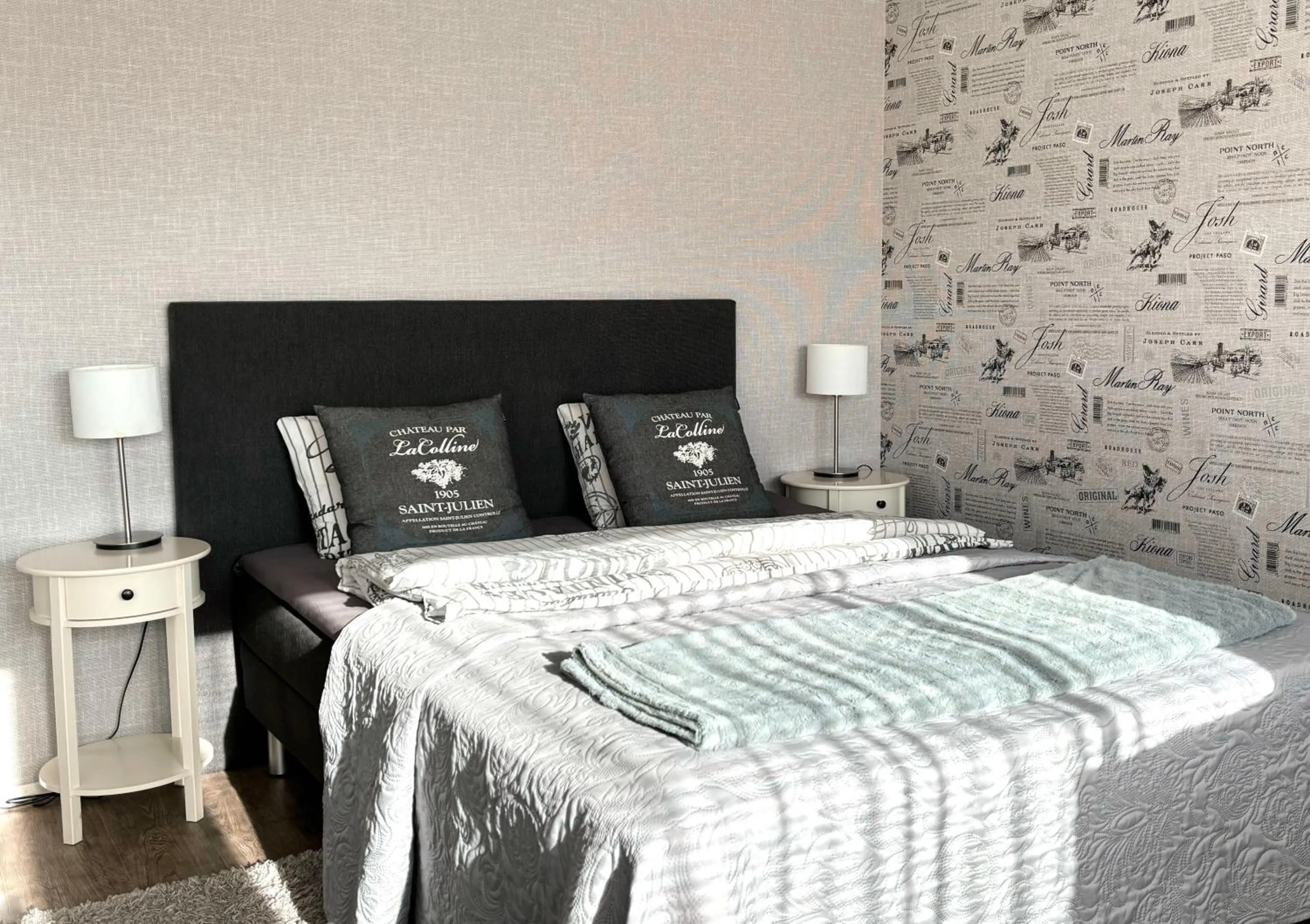 Bed in Hamina Bastion Apartments