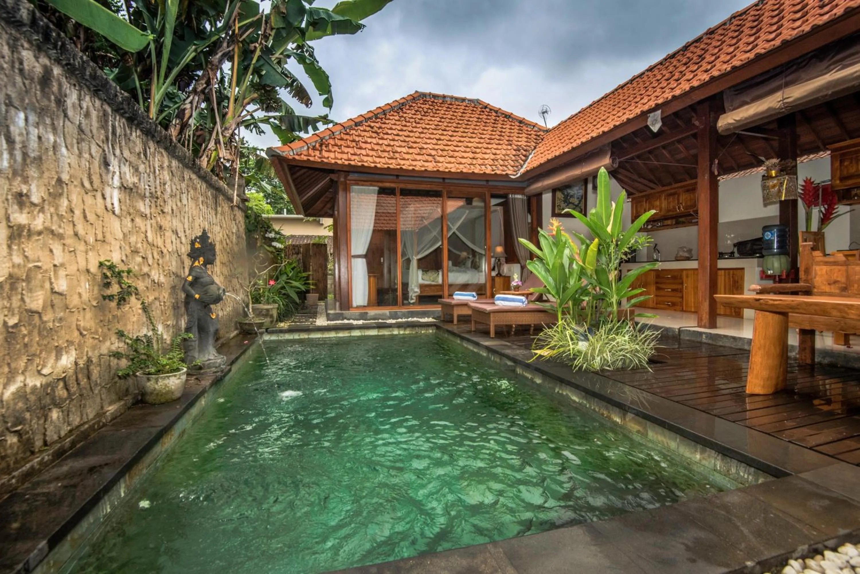 Living room in Naja Private Villa Ubud