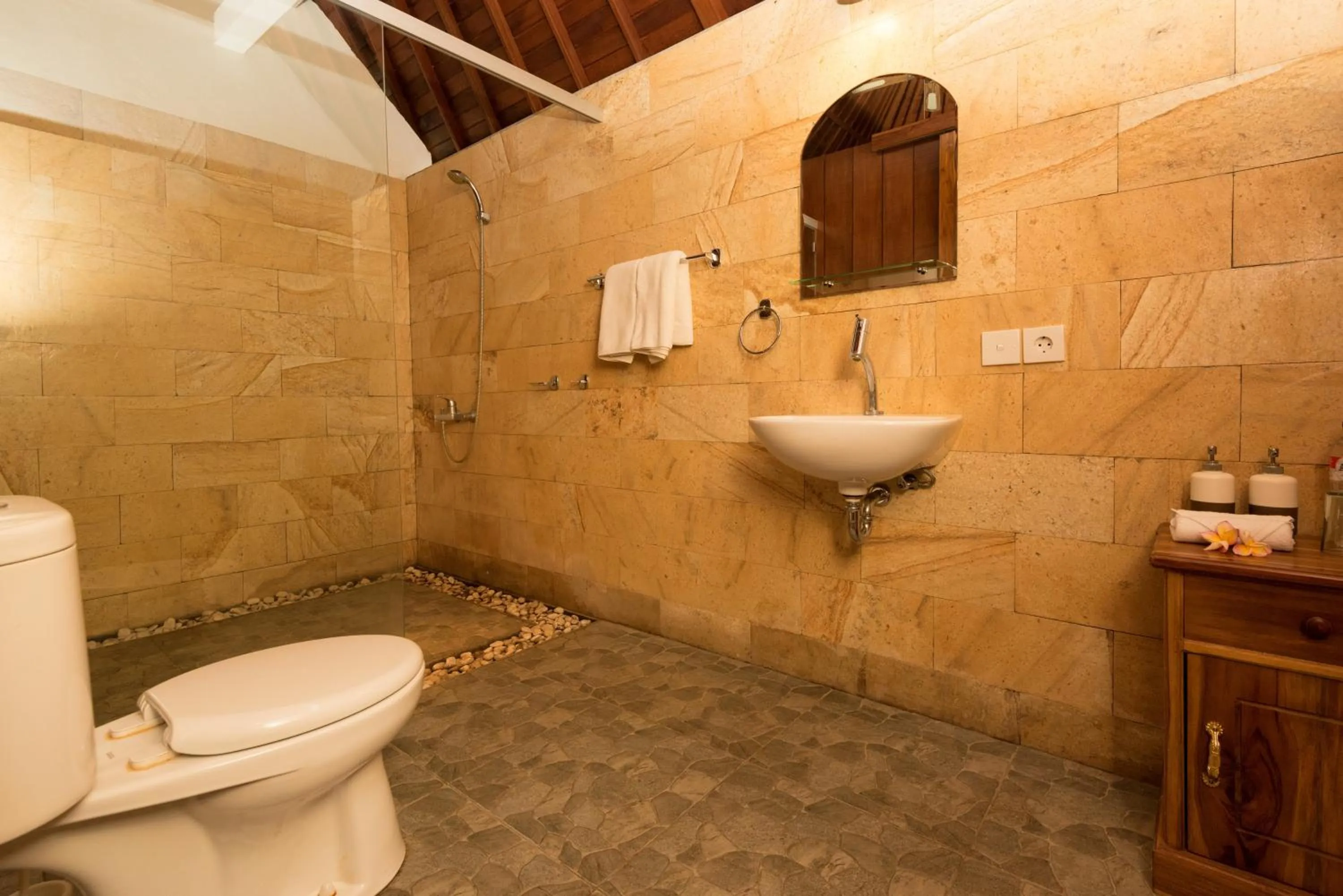 Shower in Naja Private Villa Ubud