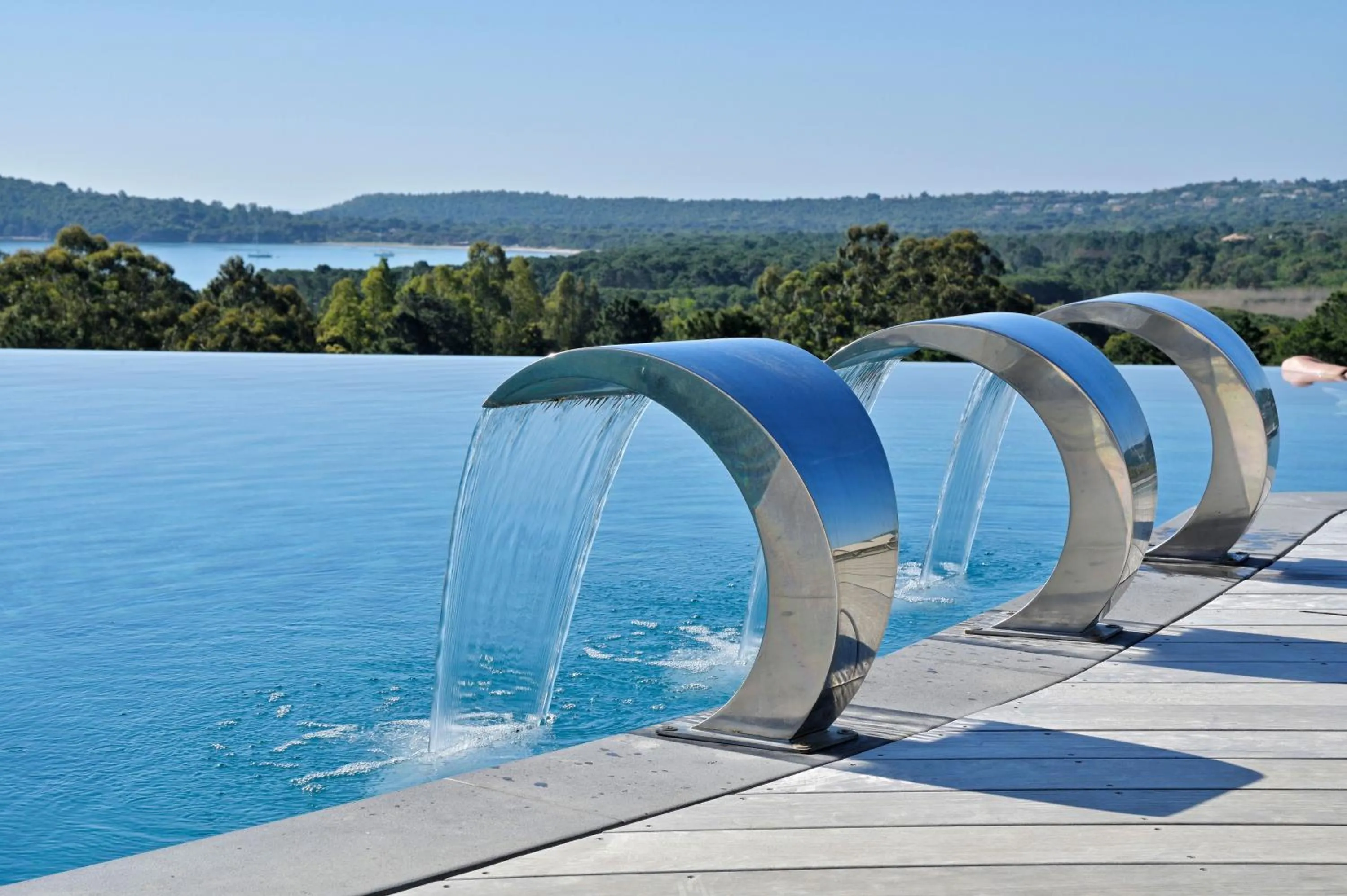Pool view in Hotel U Paesolu