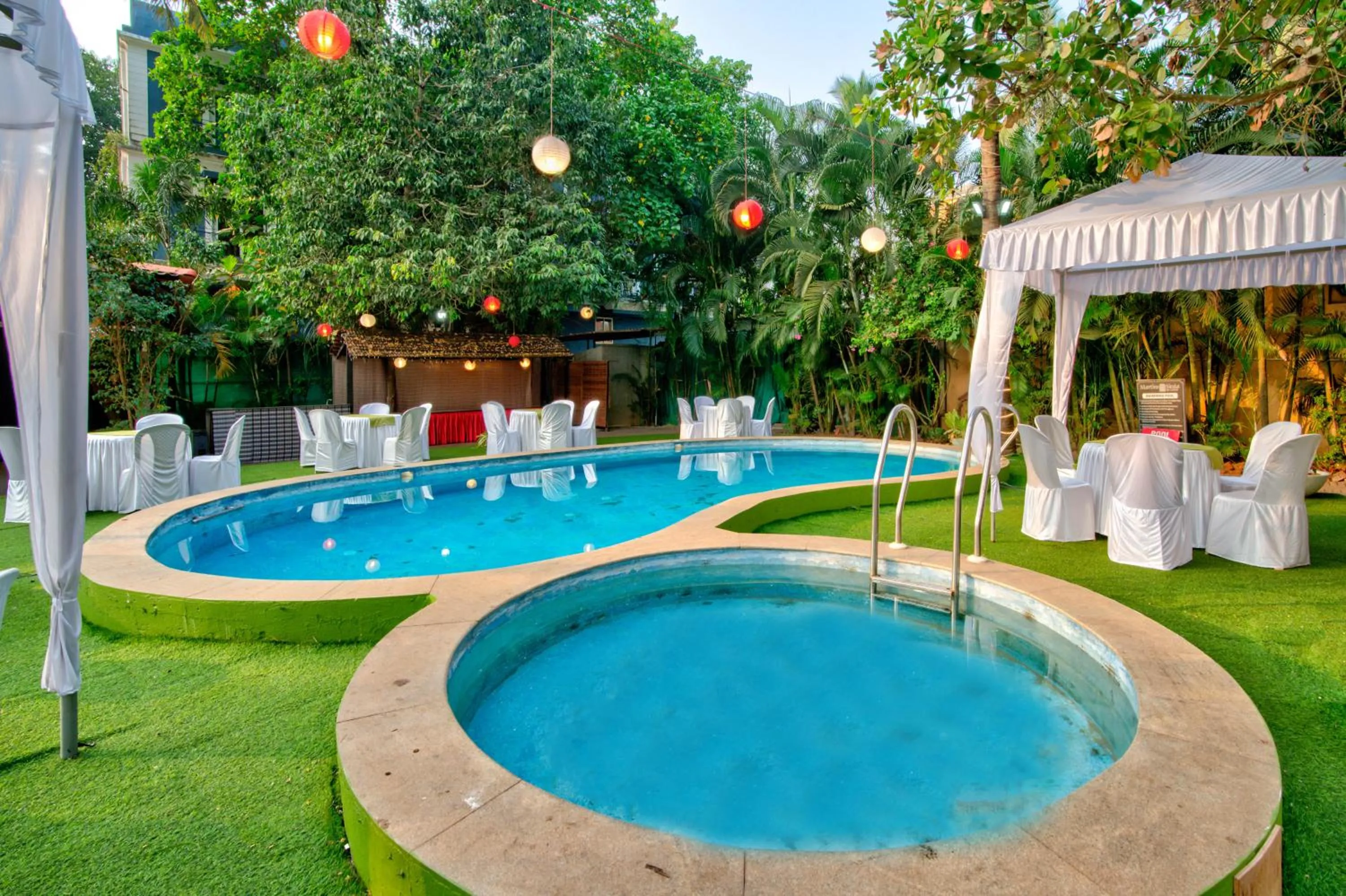 Seating area in Resort Martins Siesta , A Portuguese Heritage Resort in Calangute