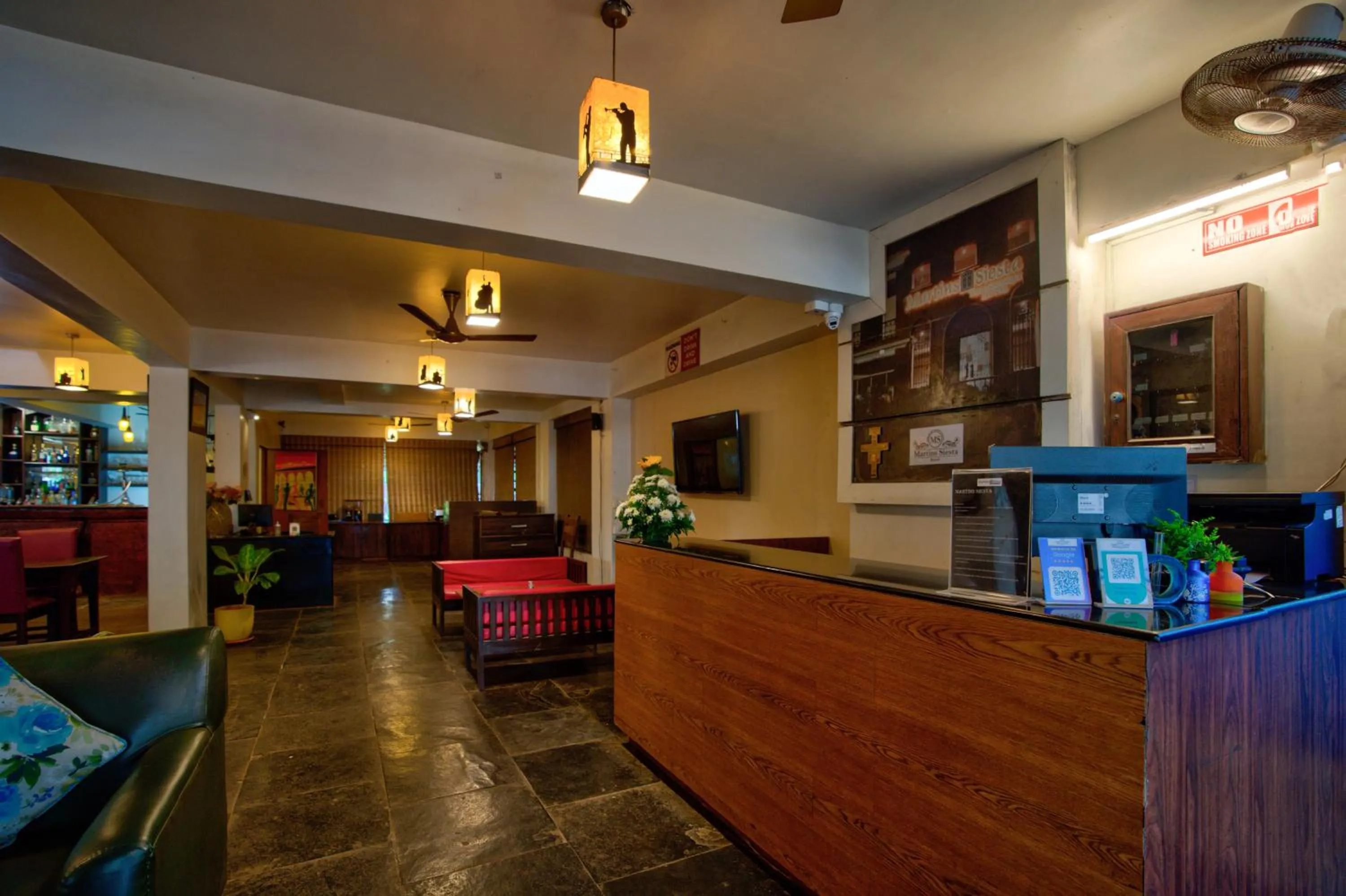 Lobby or reception in Resort Martins Siesta , A Portuguese Heritage Resort in Calangute