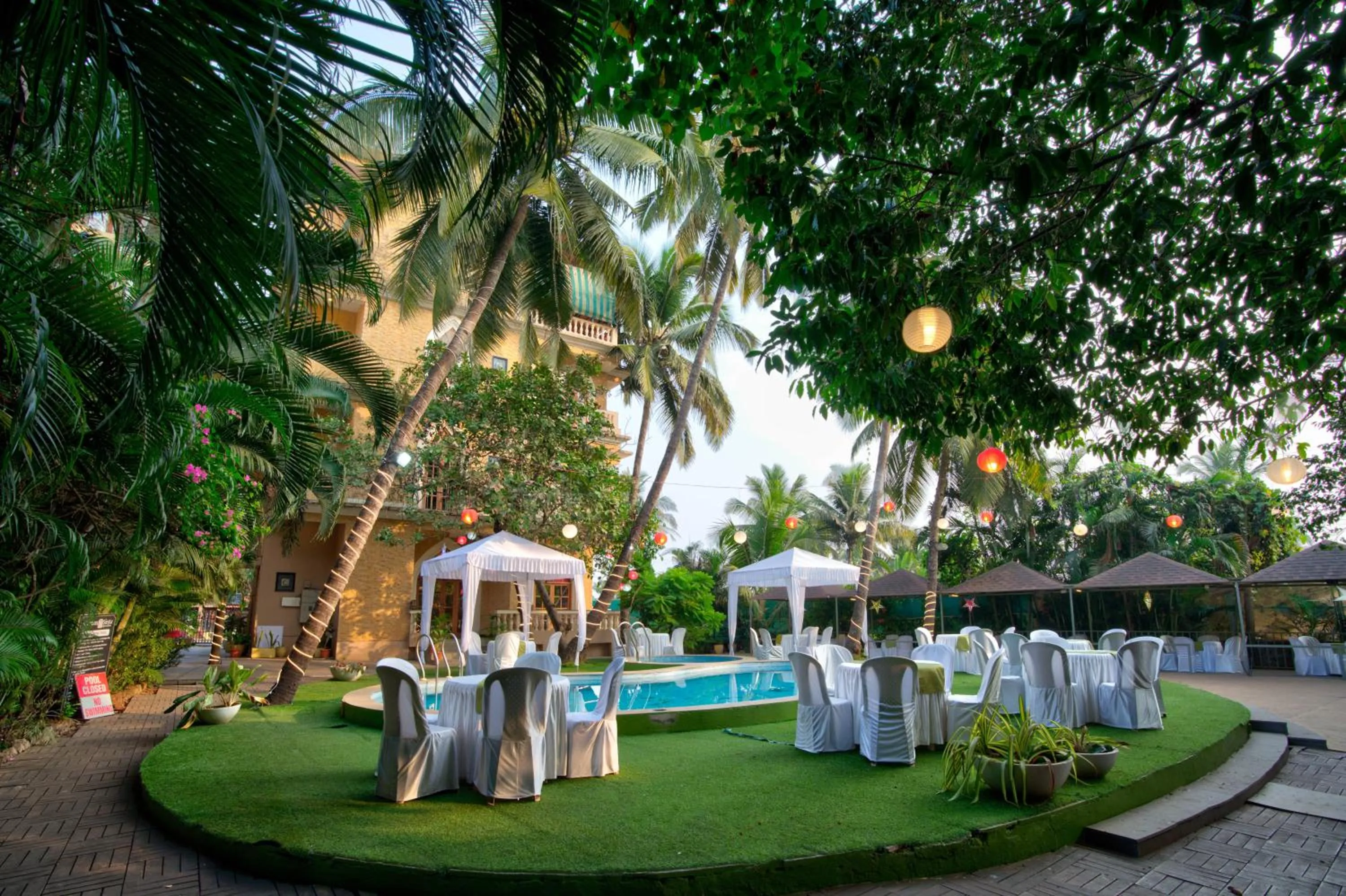 Swimming pool in Resort Martins Siesta , A Portuguese Heritage Resort in Calangute