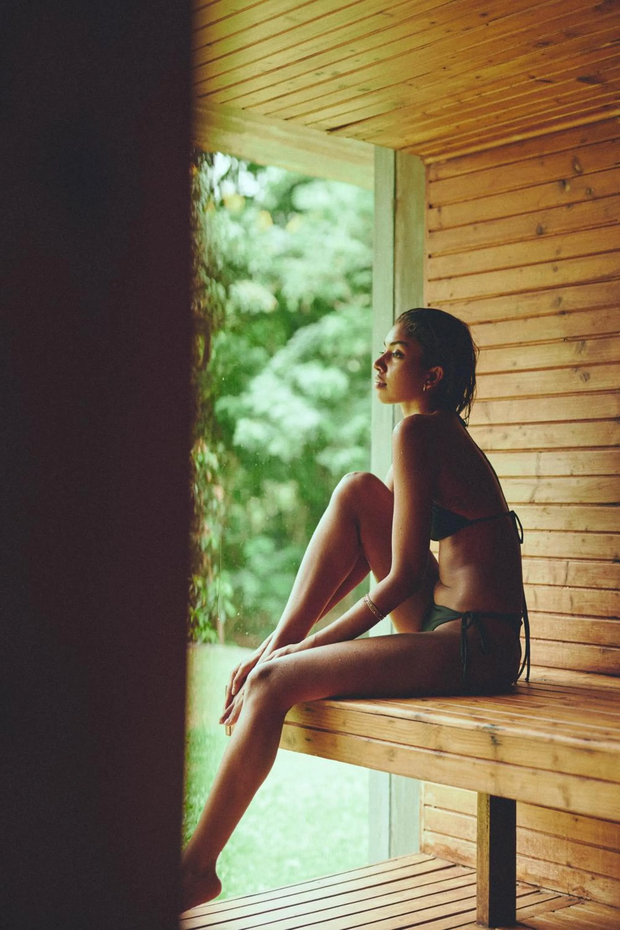 Sauna in Santani Wellness Kandy