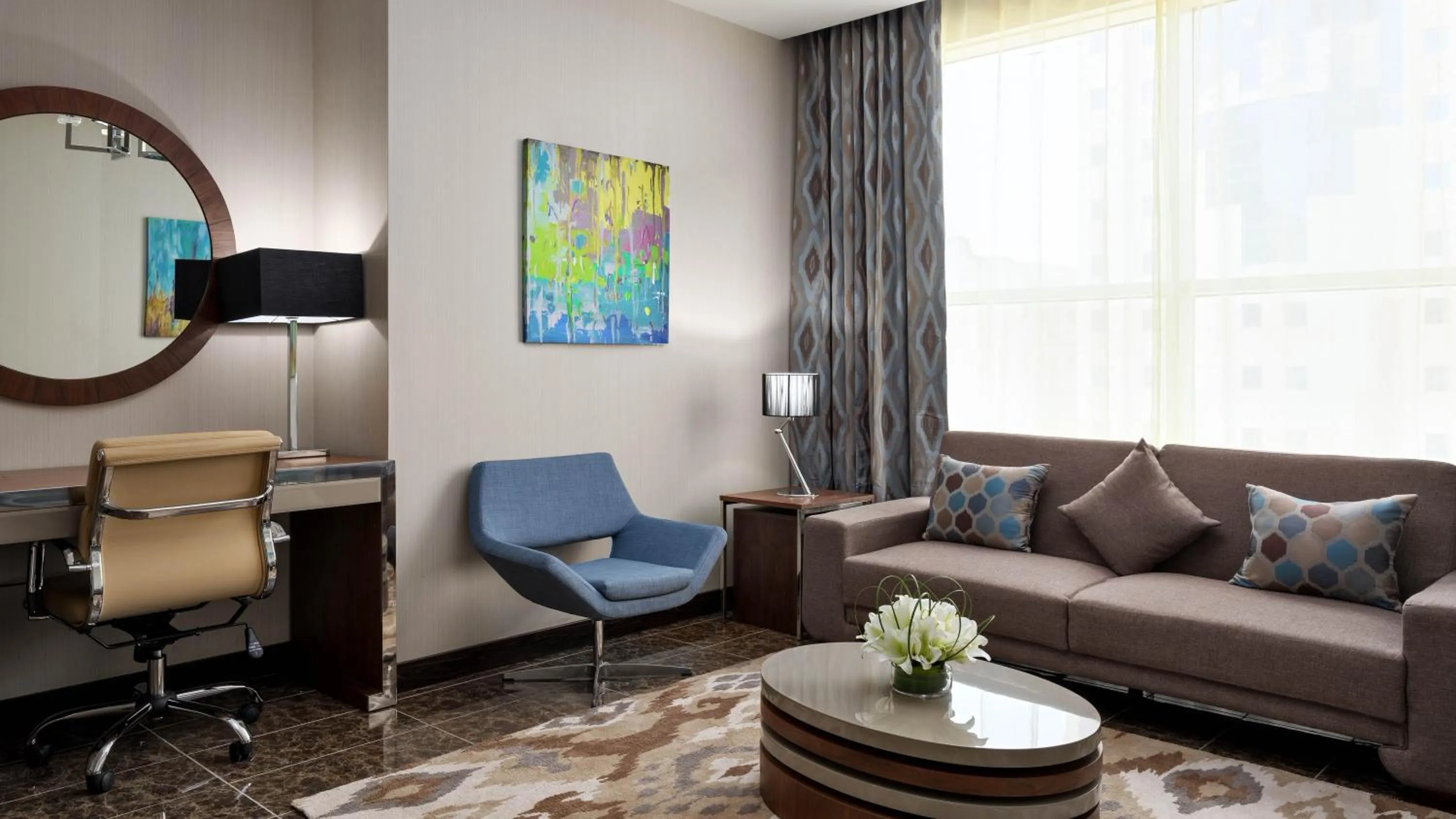 Living room in M Hotel Makkah by Millennium