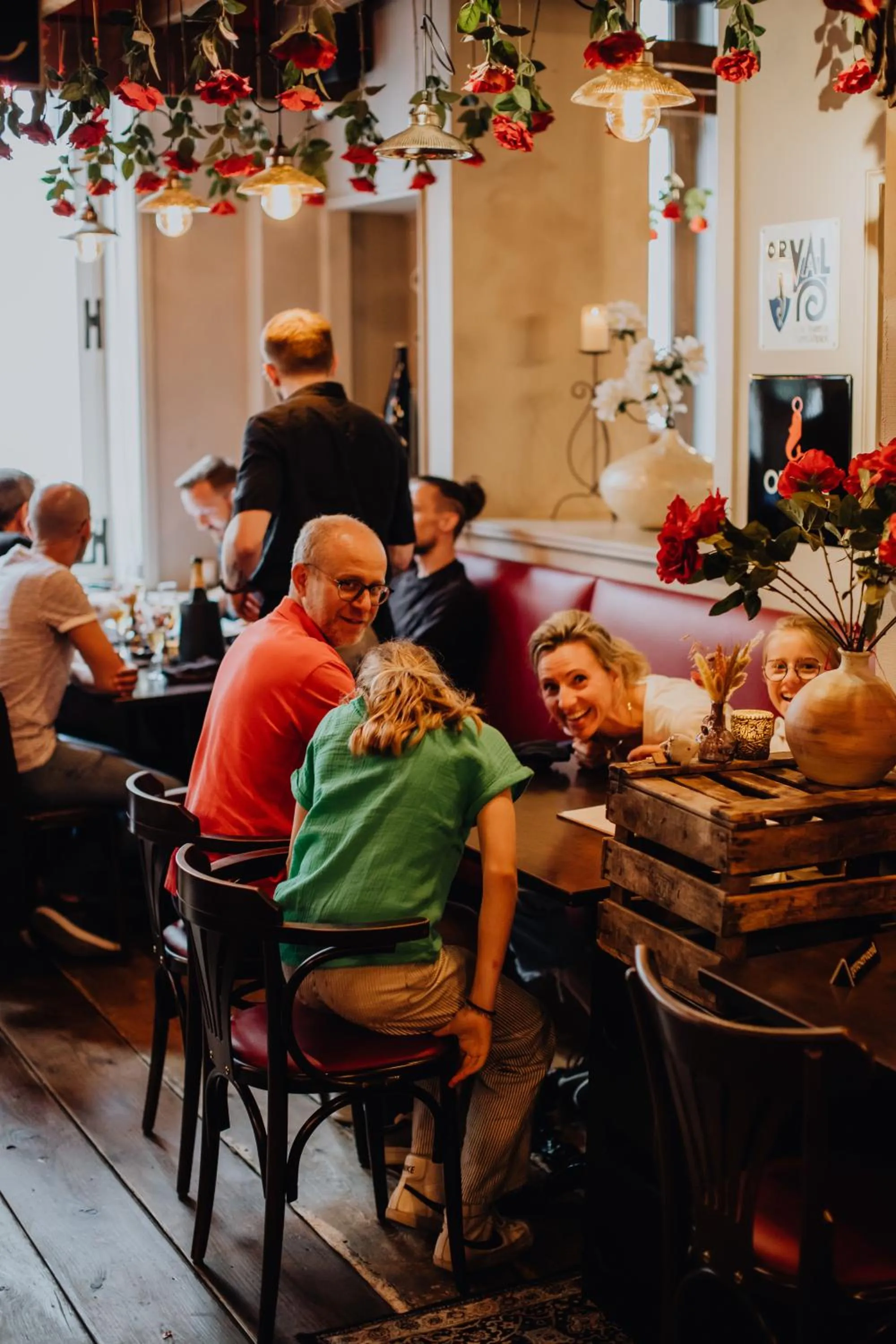 People in Hotel Rose Red