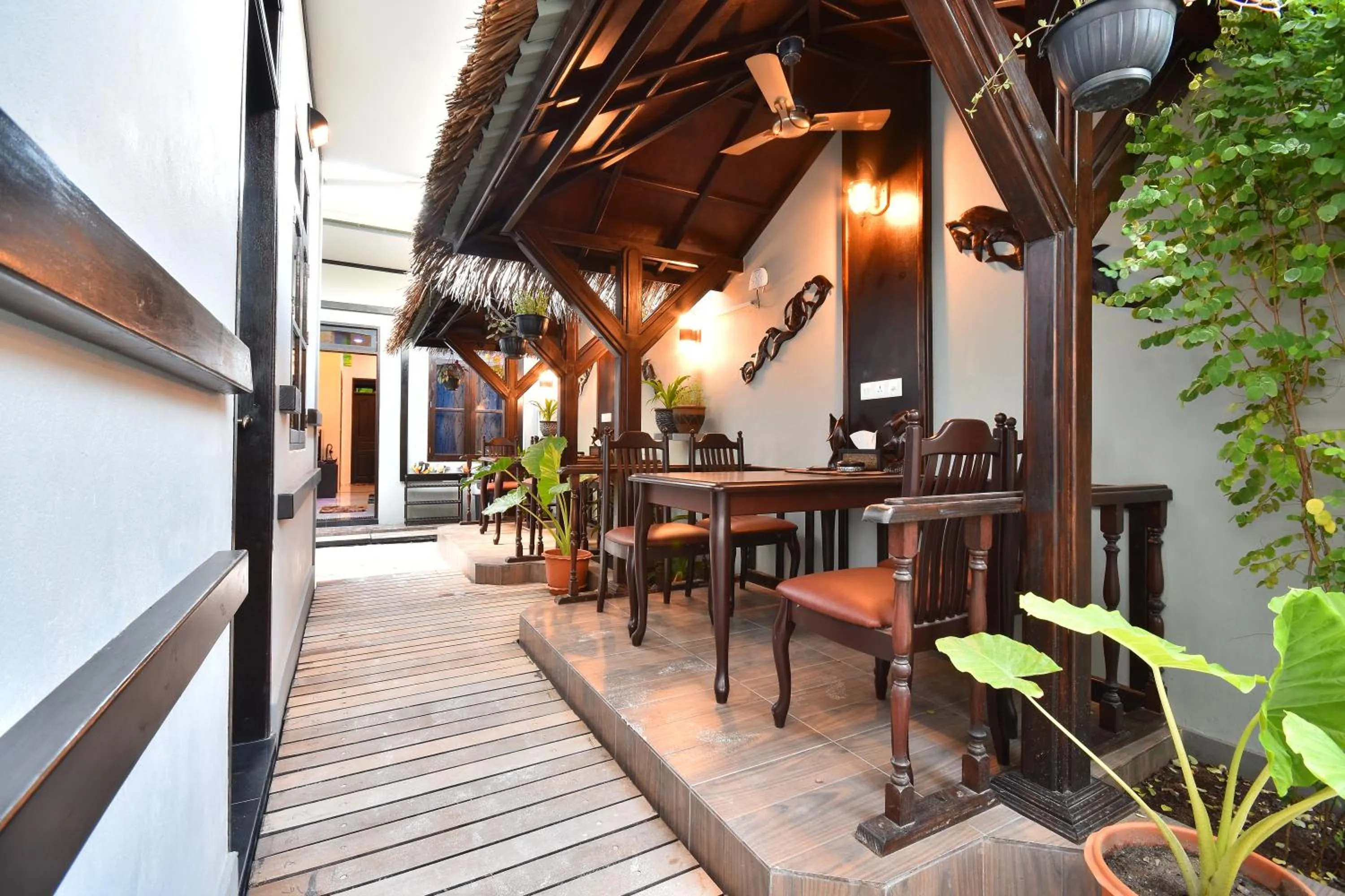 Patio in Holiday Haven Ukulhas