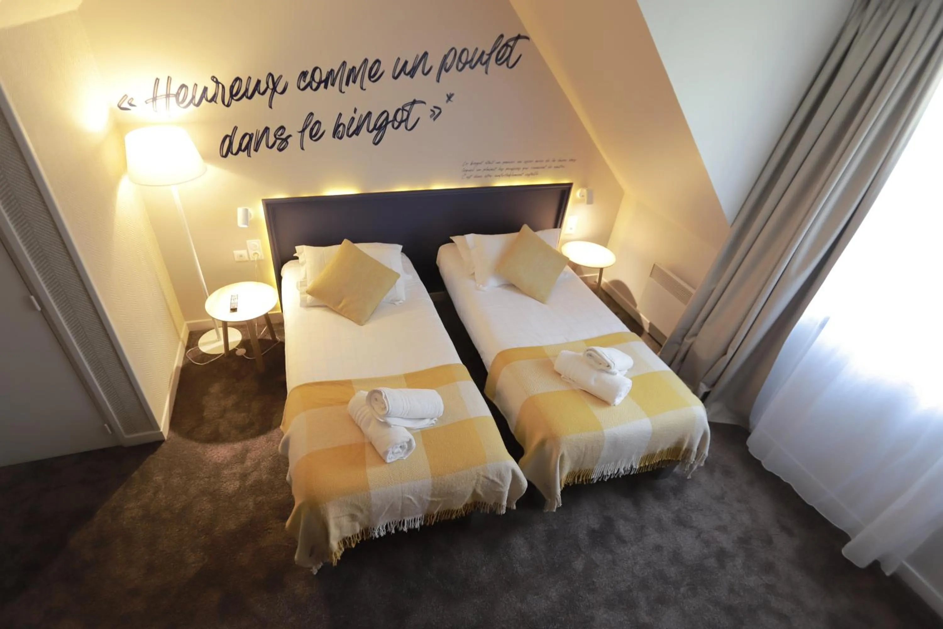 Bedroom, Bed in Hôtel Antares & Spa