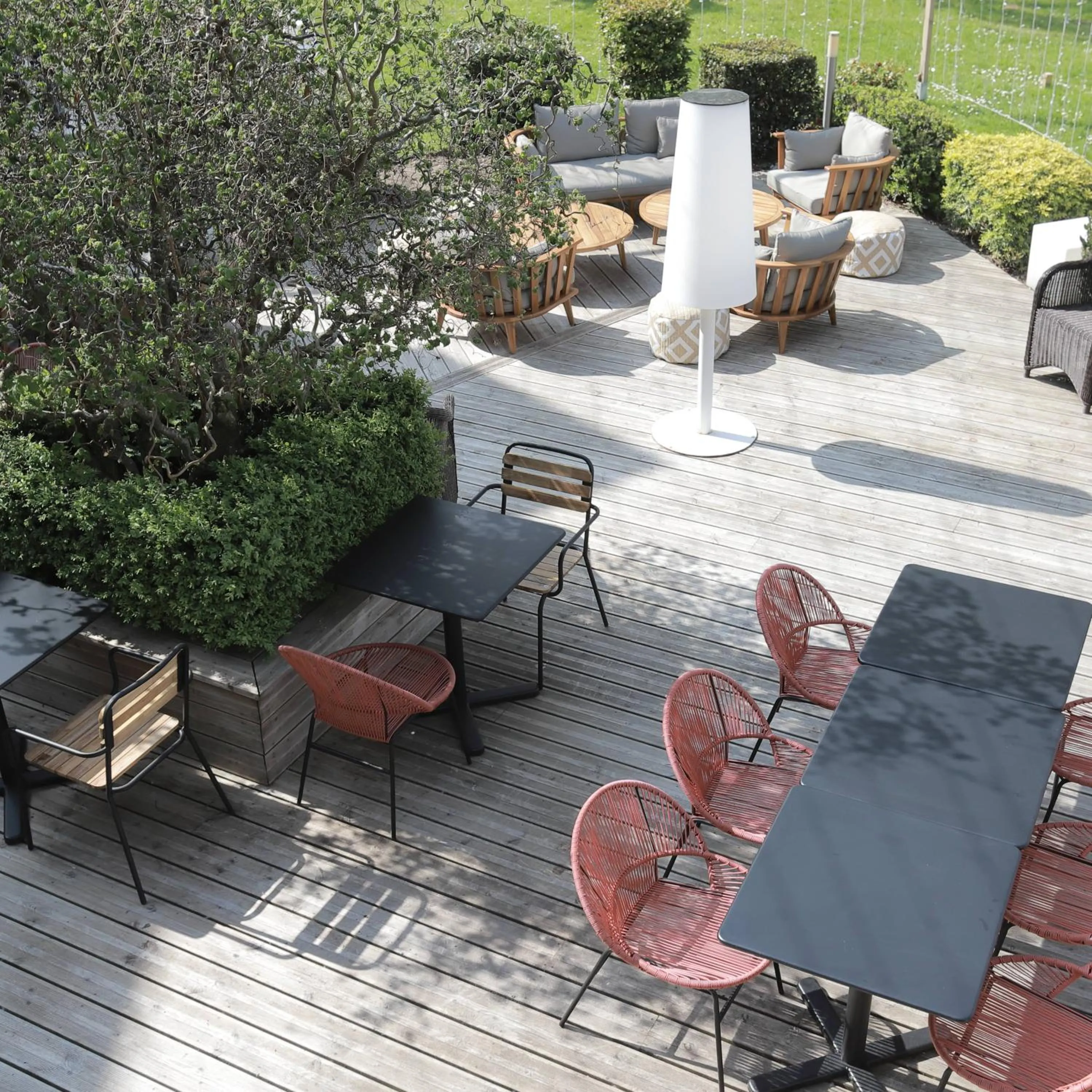 Balcony/Terrace in Hôtel Antares & Spa