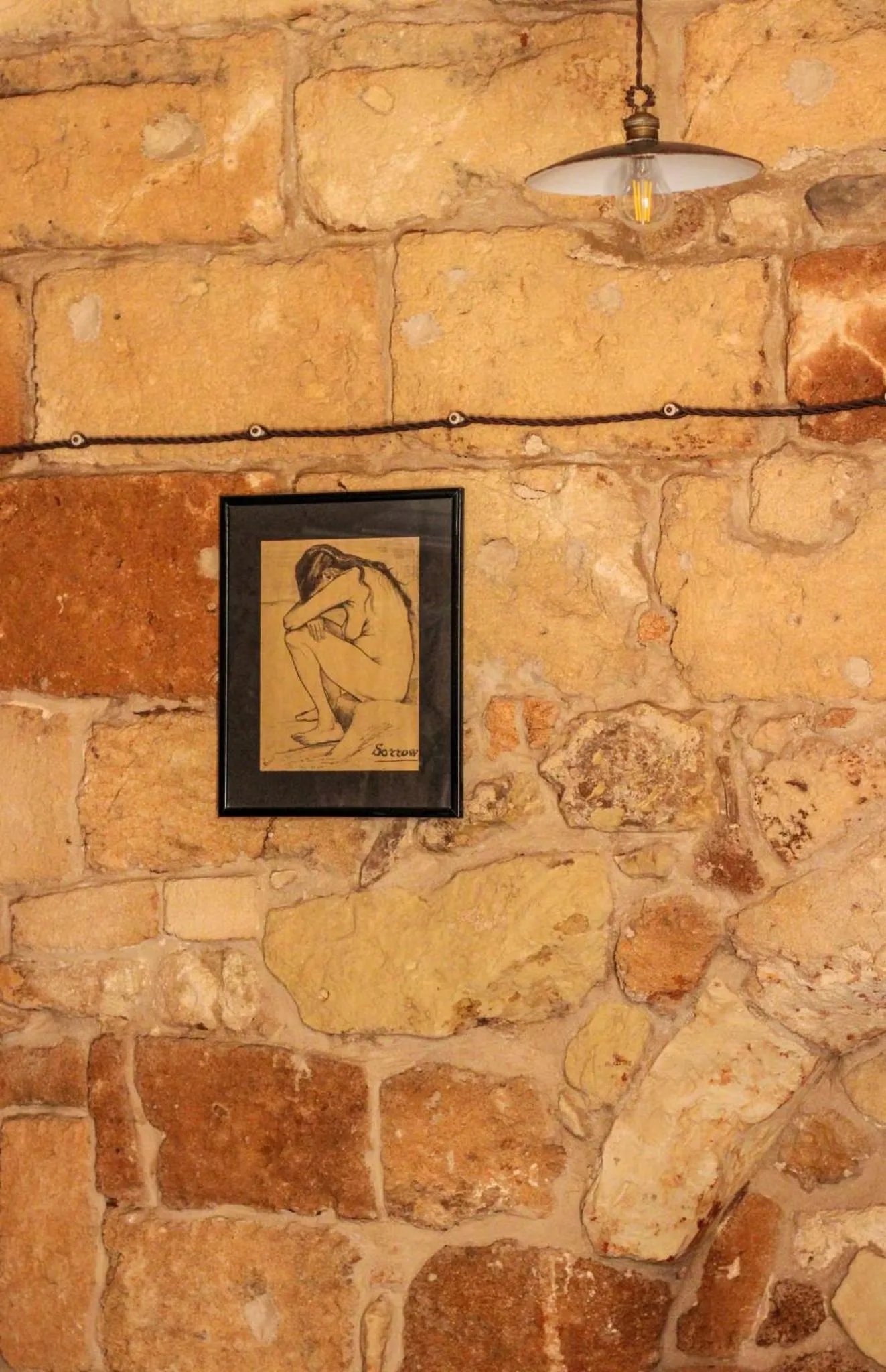 Decorative detail in B&B Pergulea