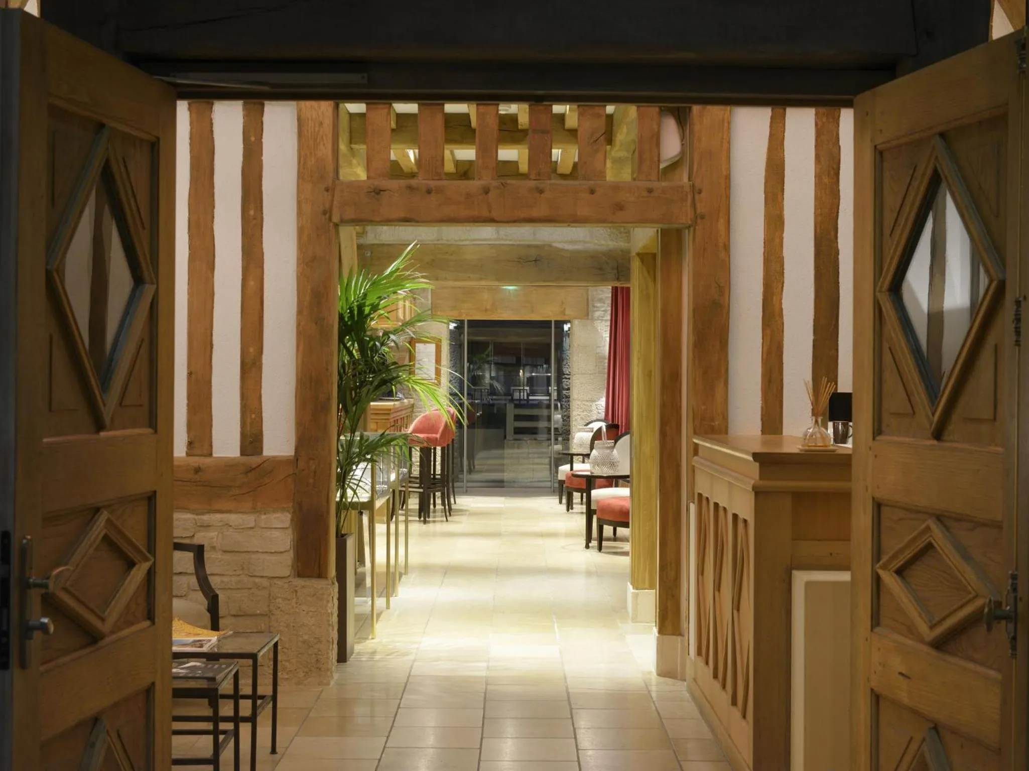 Lobby or reception in Les Manoirs de Tourgéville