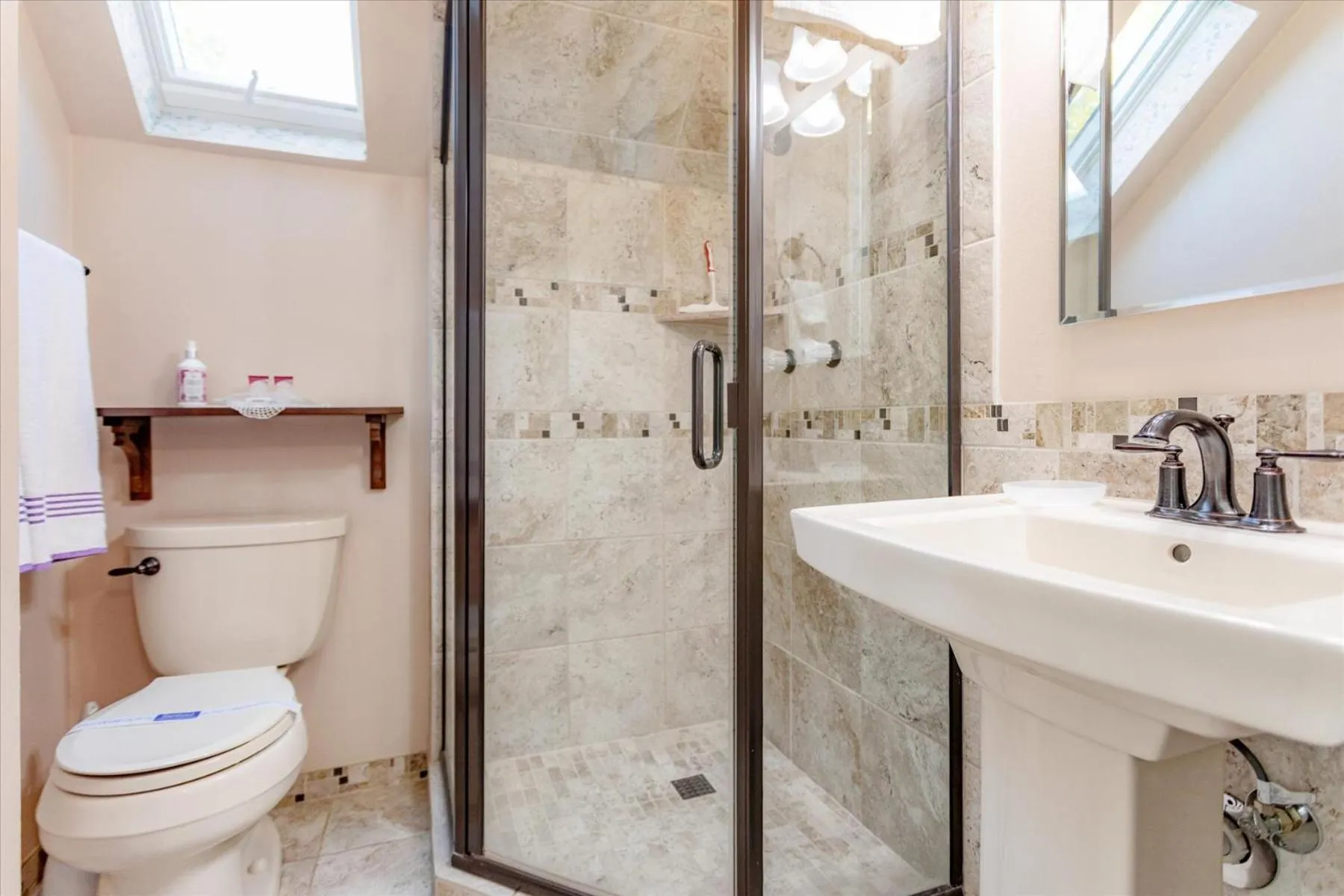 Shower in The Silk Pincushion