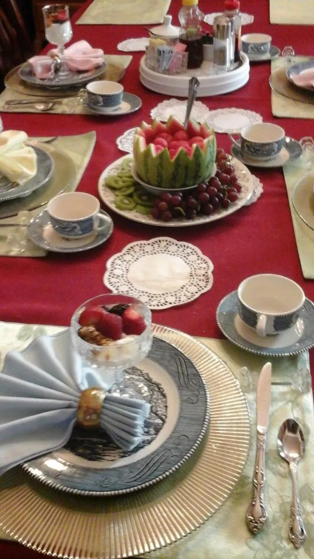 Breakfast in The Silk Pincushion