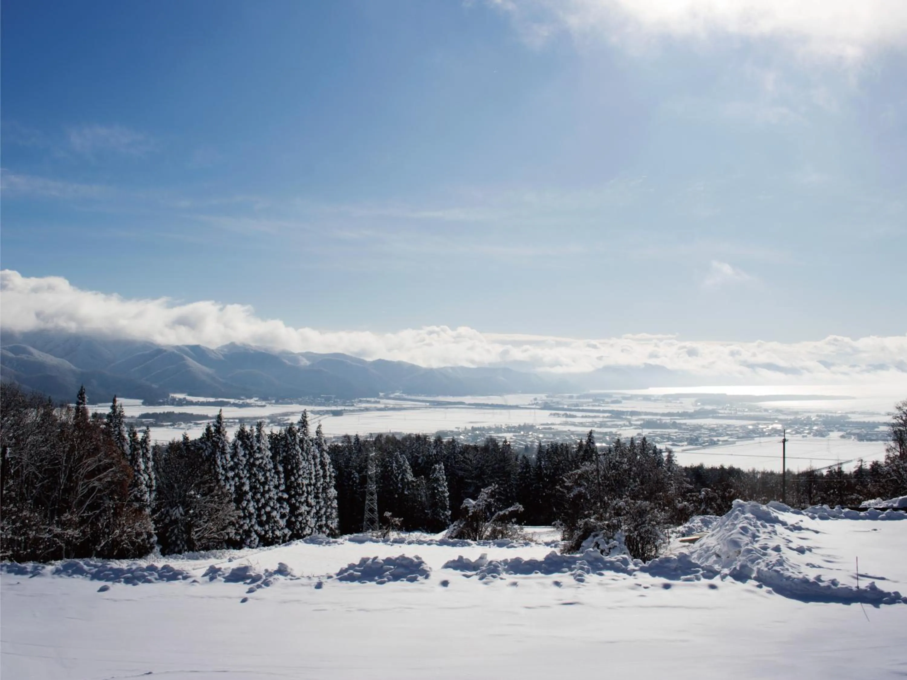 Natural landscape in Villa Inawashiro