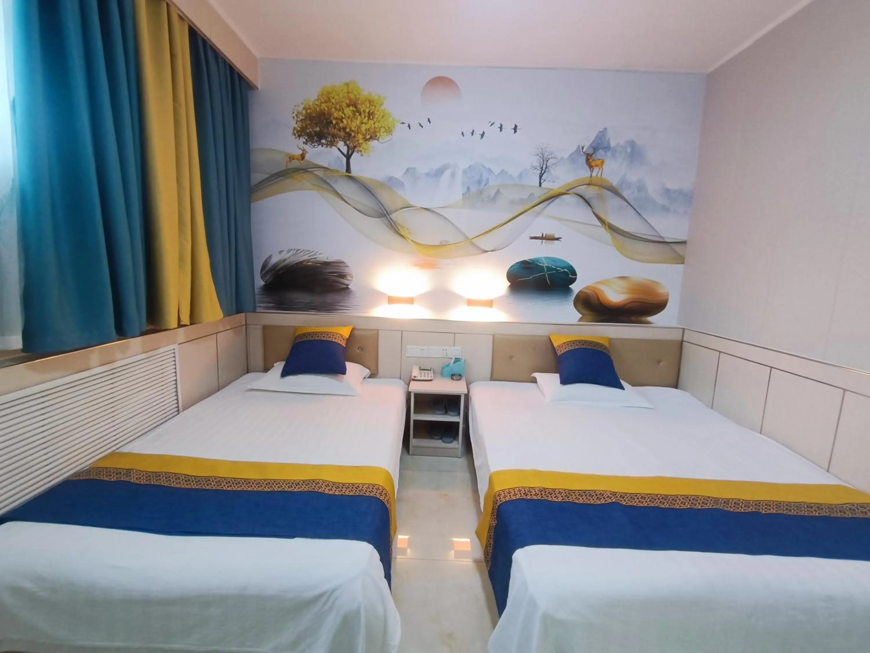 Bed in Qufu Garden Hotel