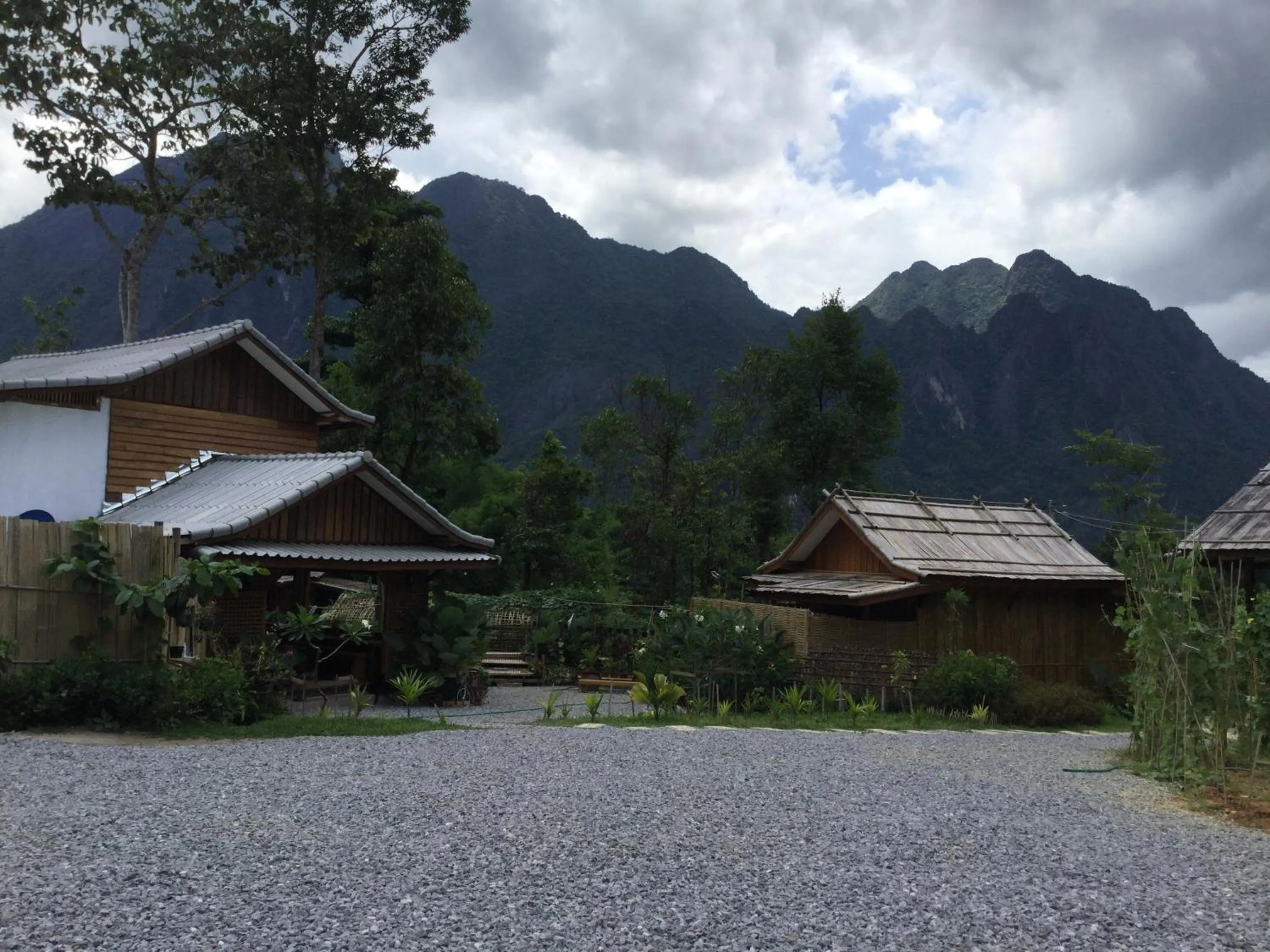 Garden view in Phoxay Ngam Resort