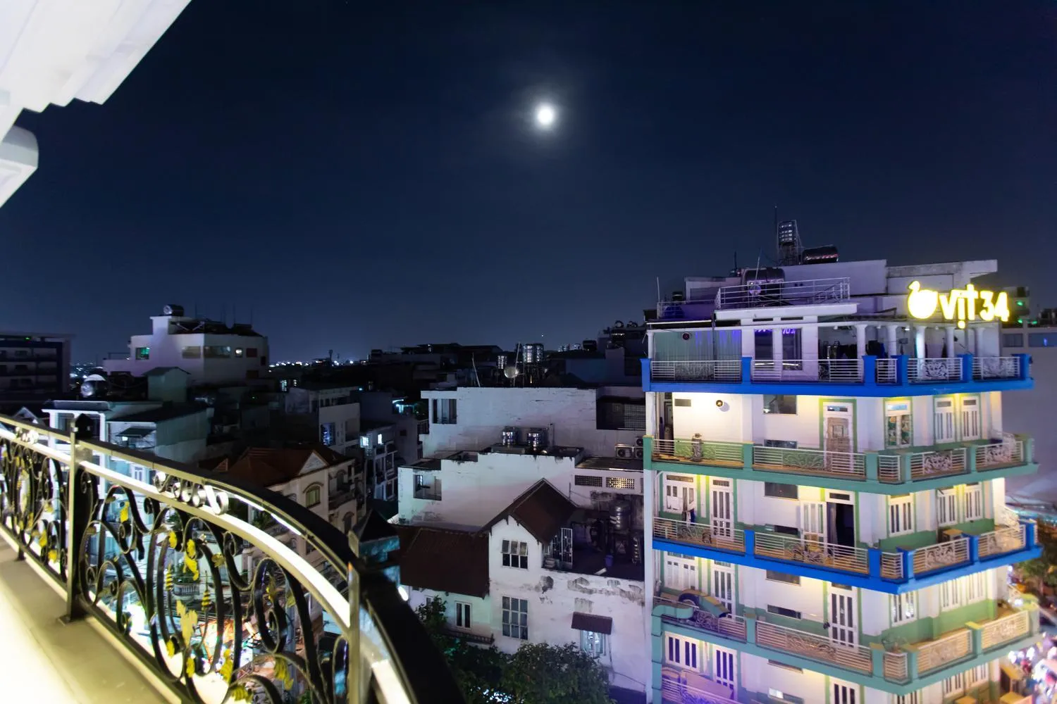 Night in Blue Diamond Airport Hotel