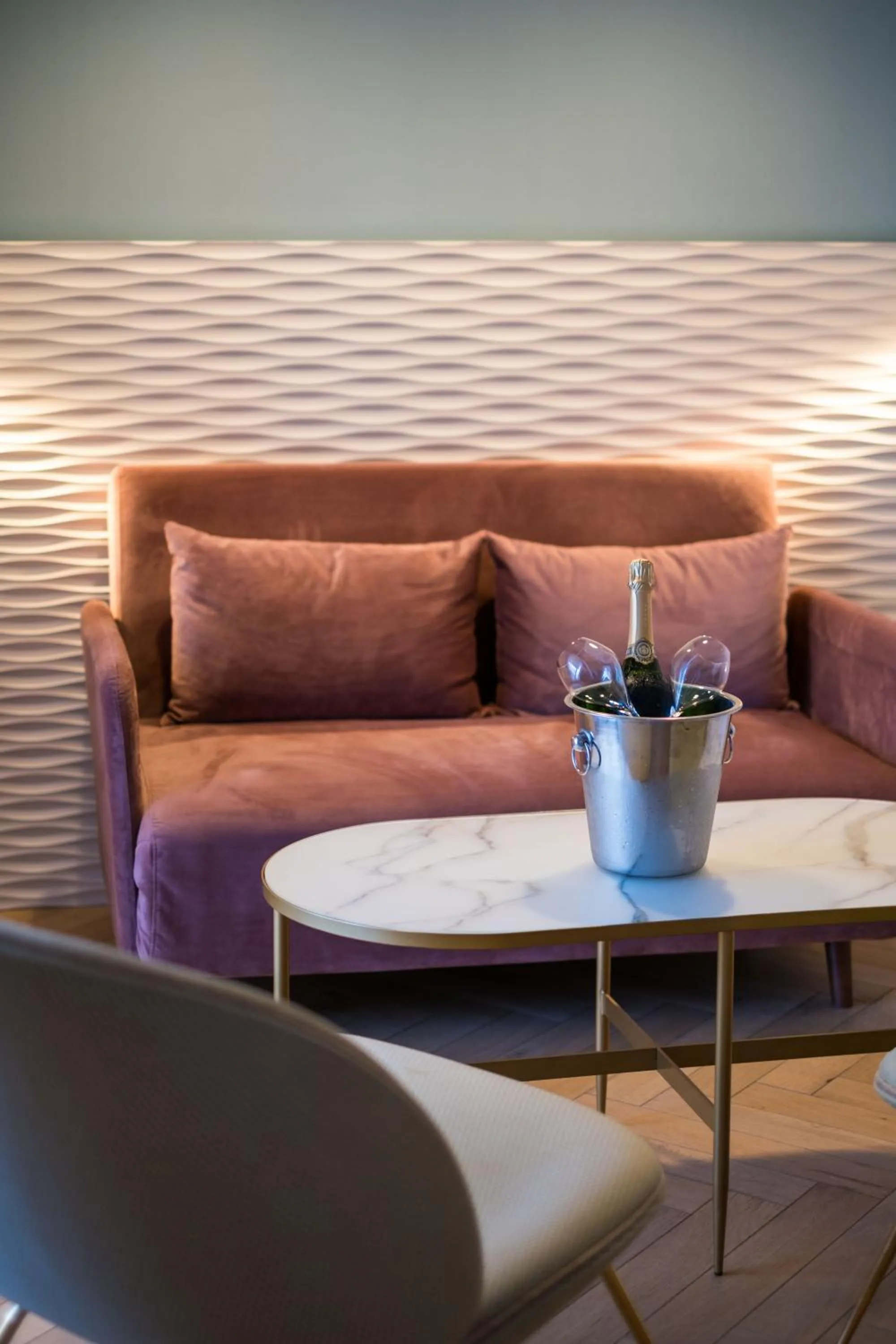 Living room in Hôtel le XIX