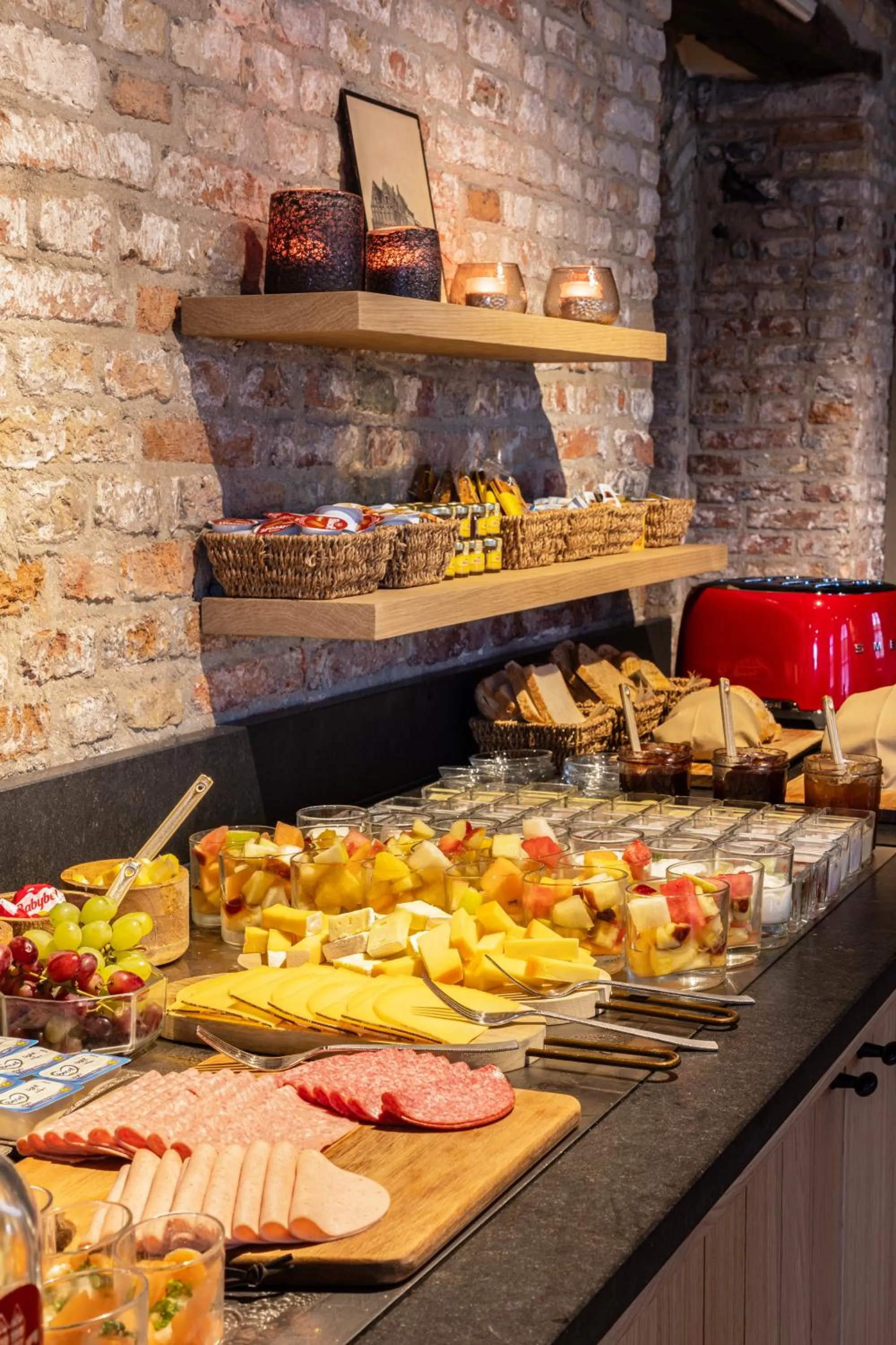 Buffet breakfast in Canal View Hotel Ter Brughe by CW Hotel Collection