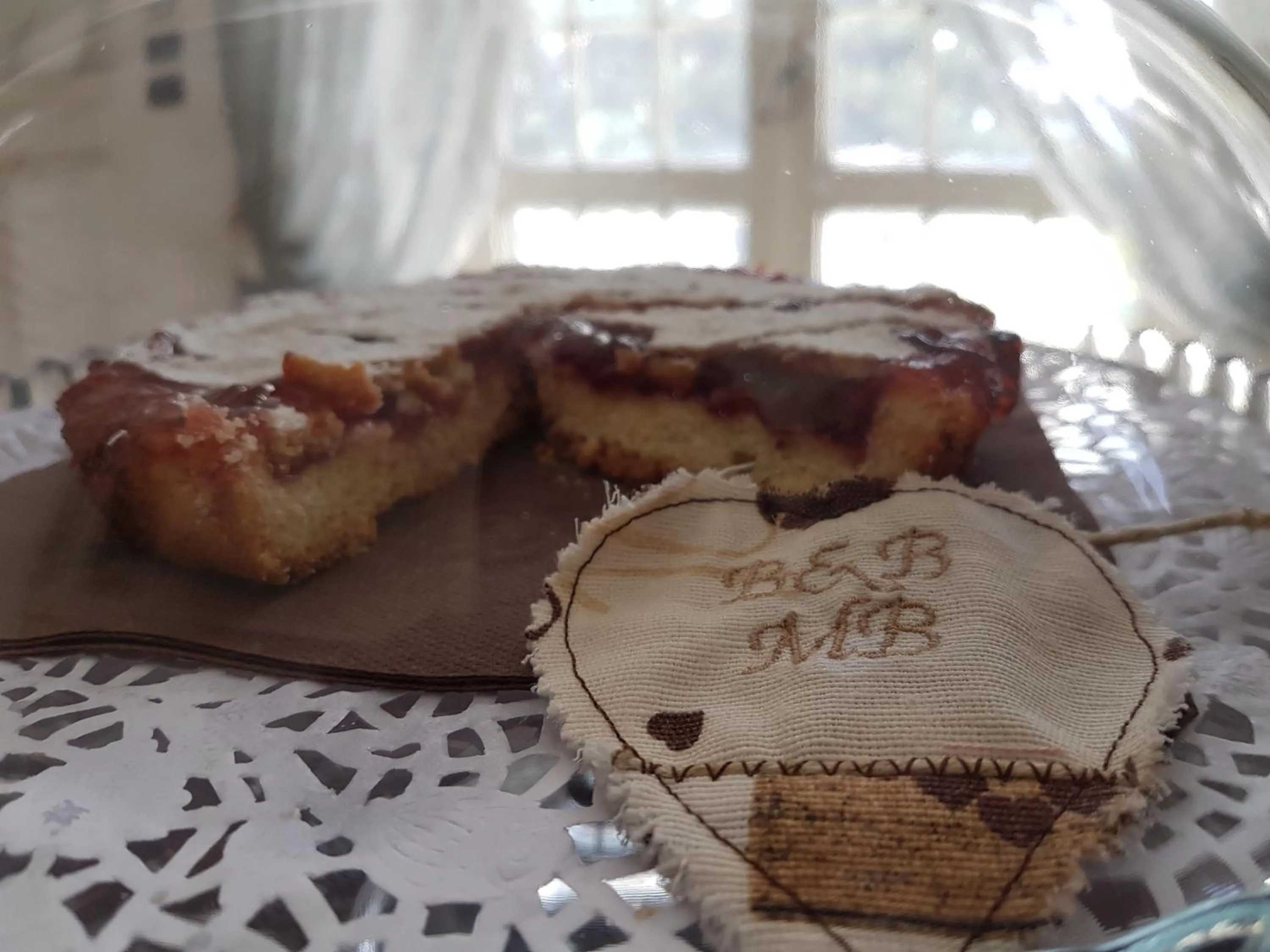 Food close-up in B&B Maison Blanche