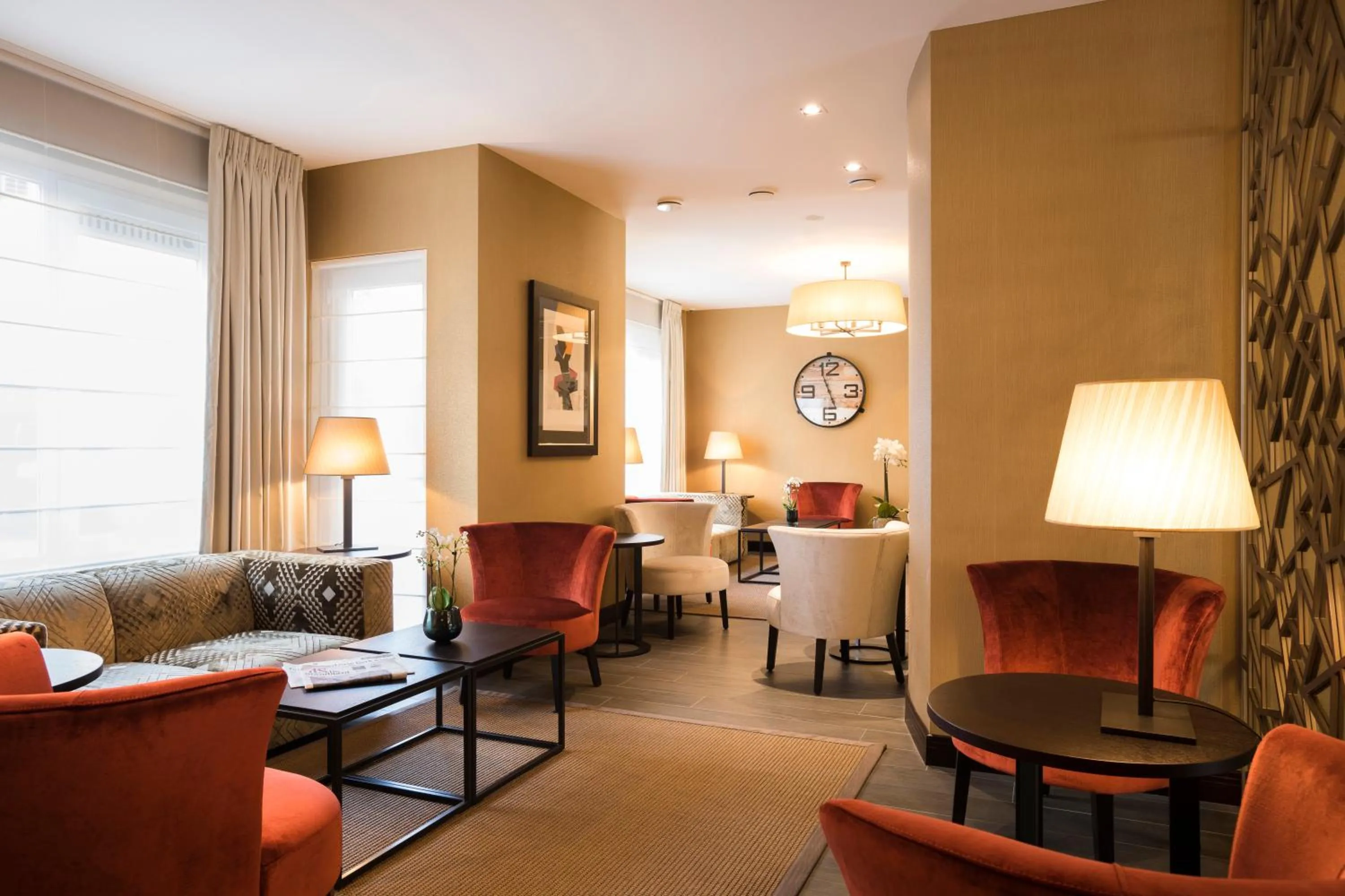 Lobby or reception in Hotel Aragon