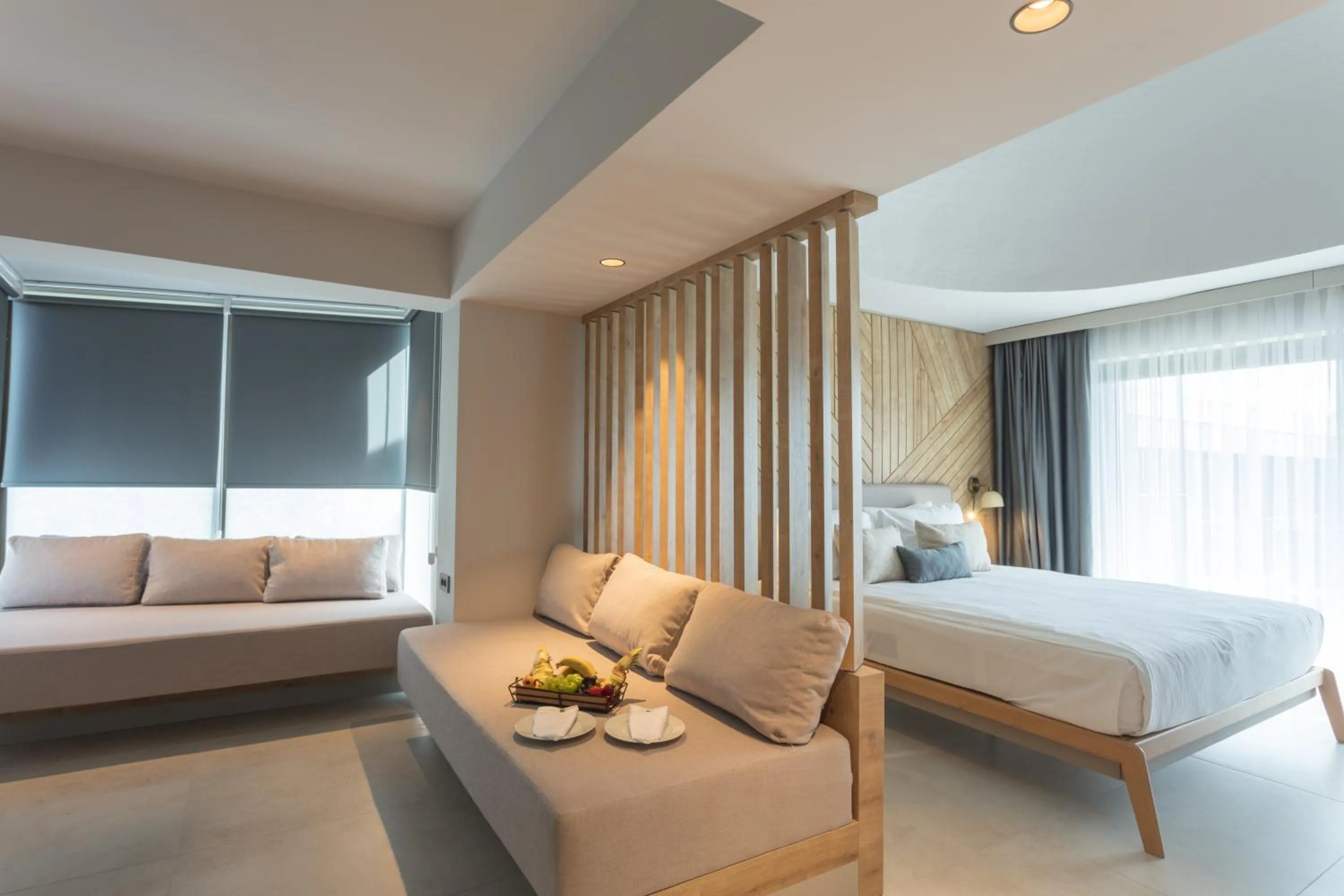 Living room, Bed in Paloma Orenda