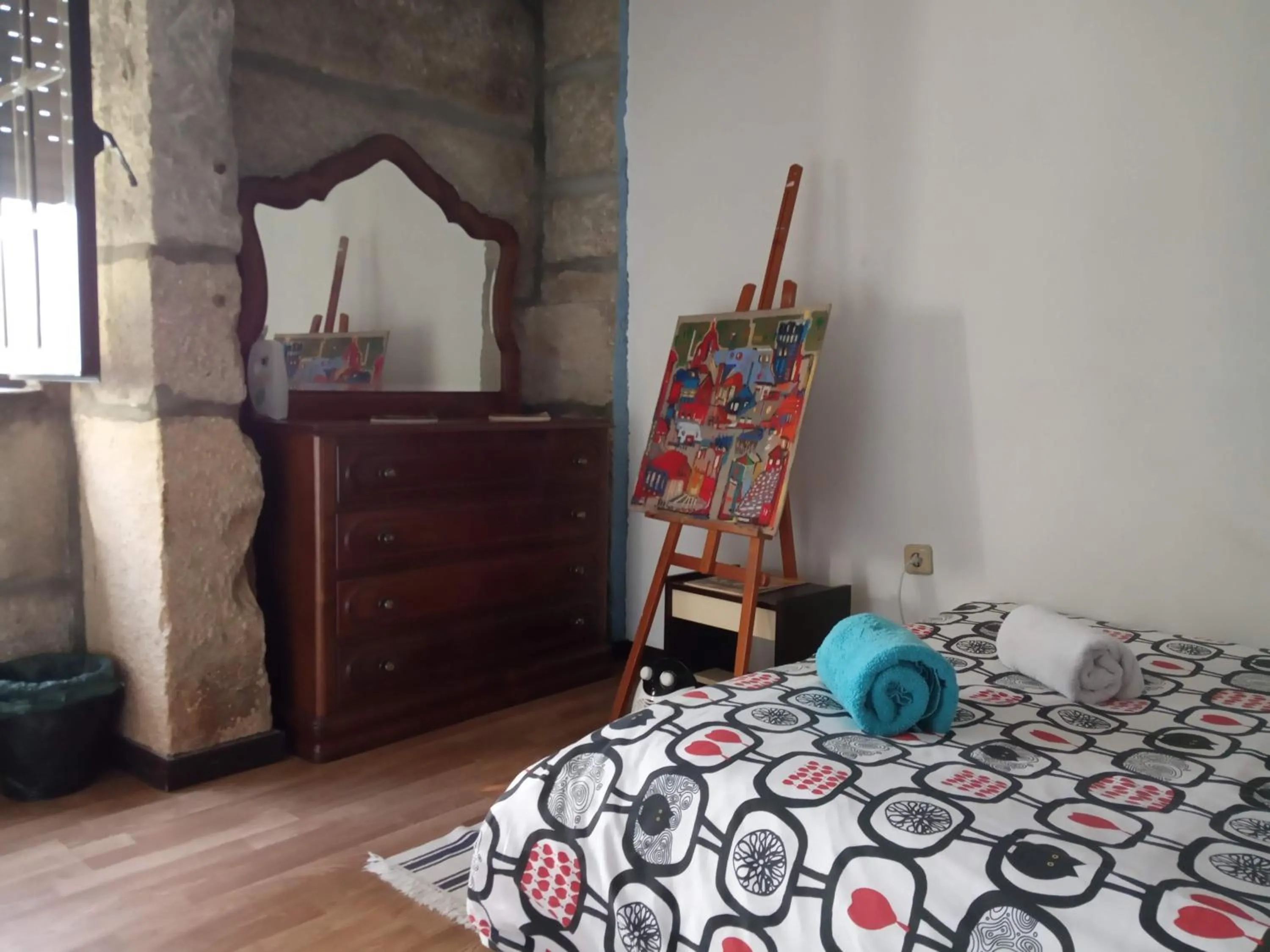 Decorative detail in Family Adams House Hostel