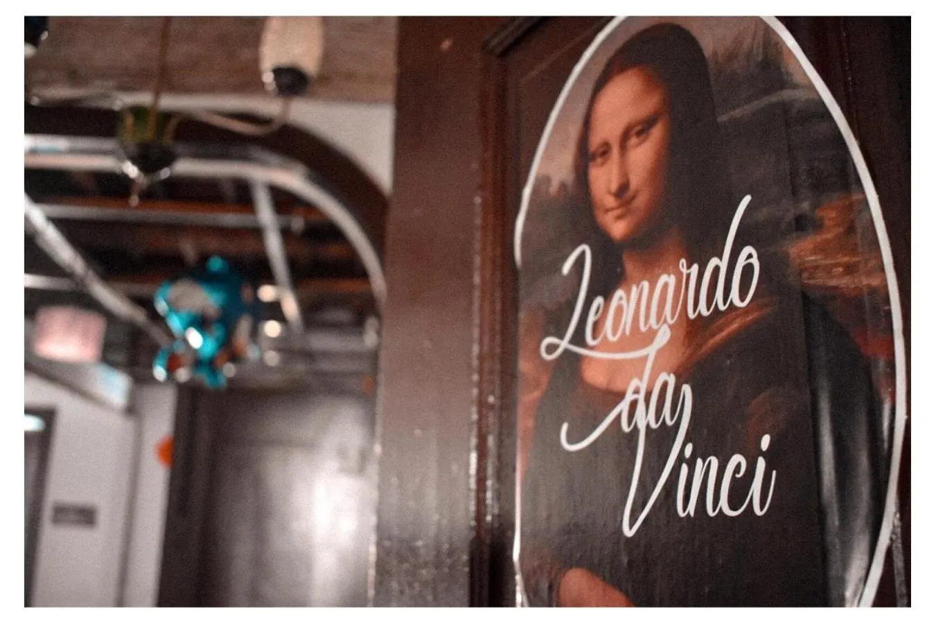 Decorative detail in Family Adams House Hostel