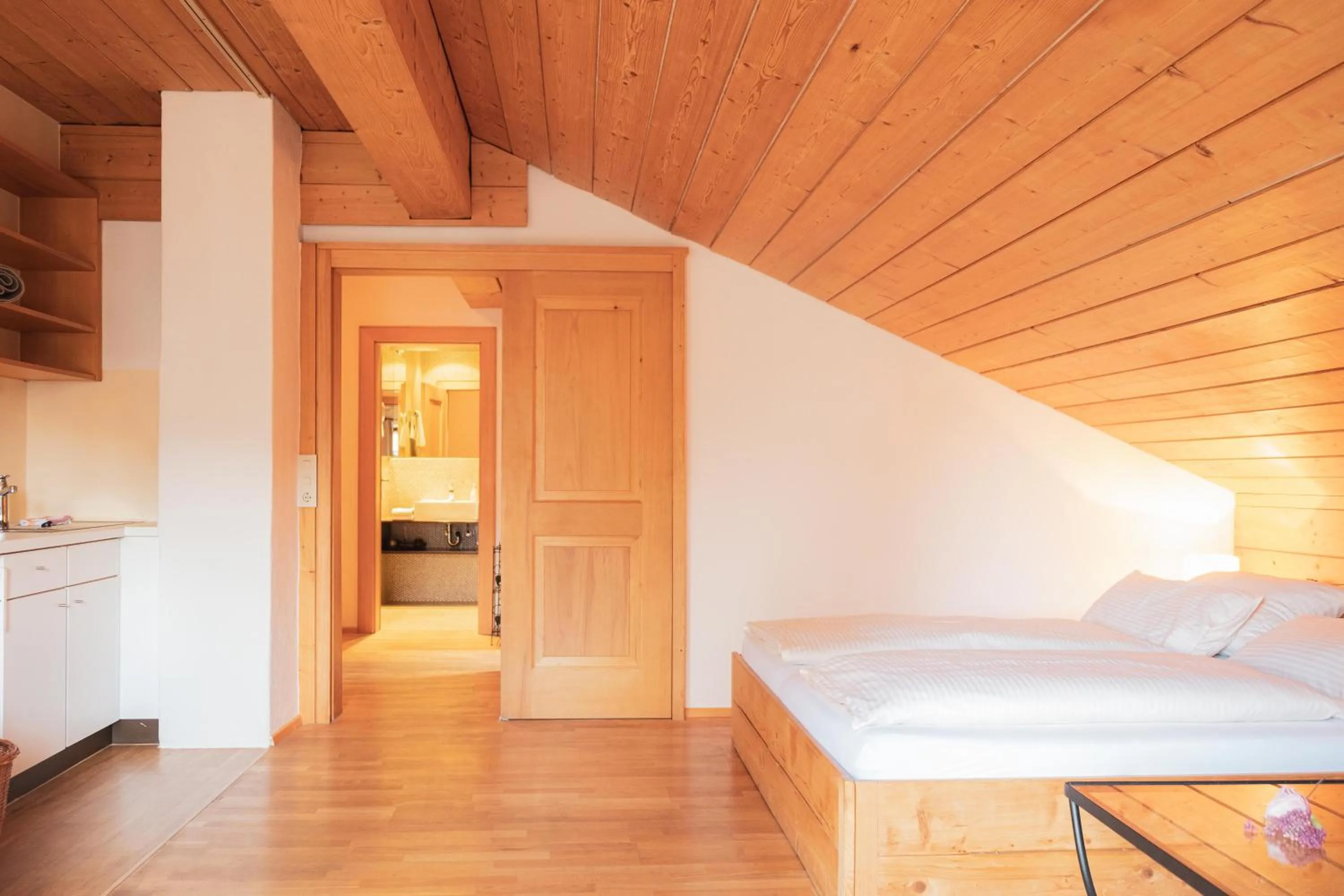 Bed in Landhaus Alger