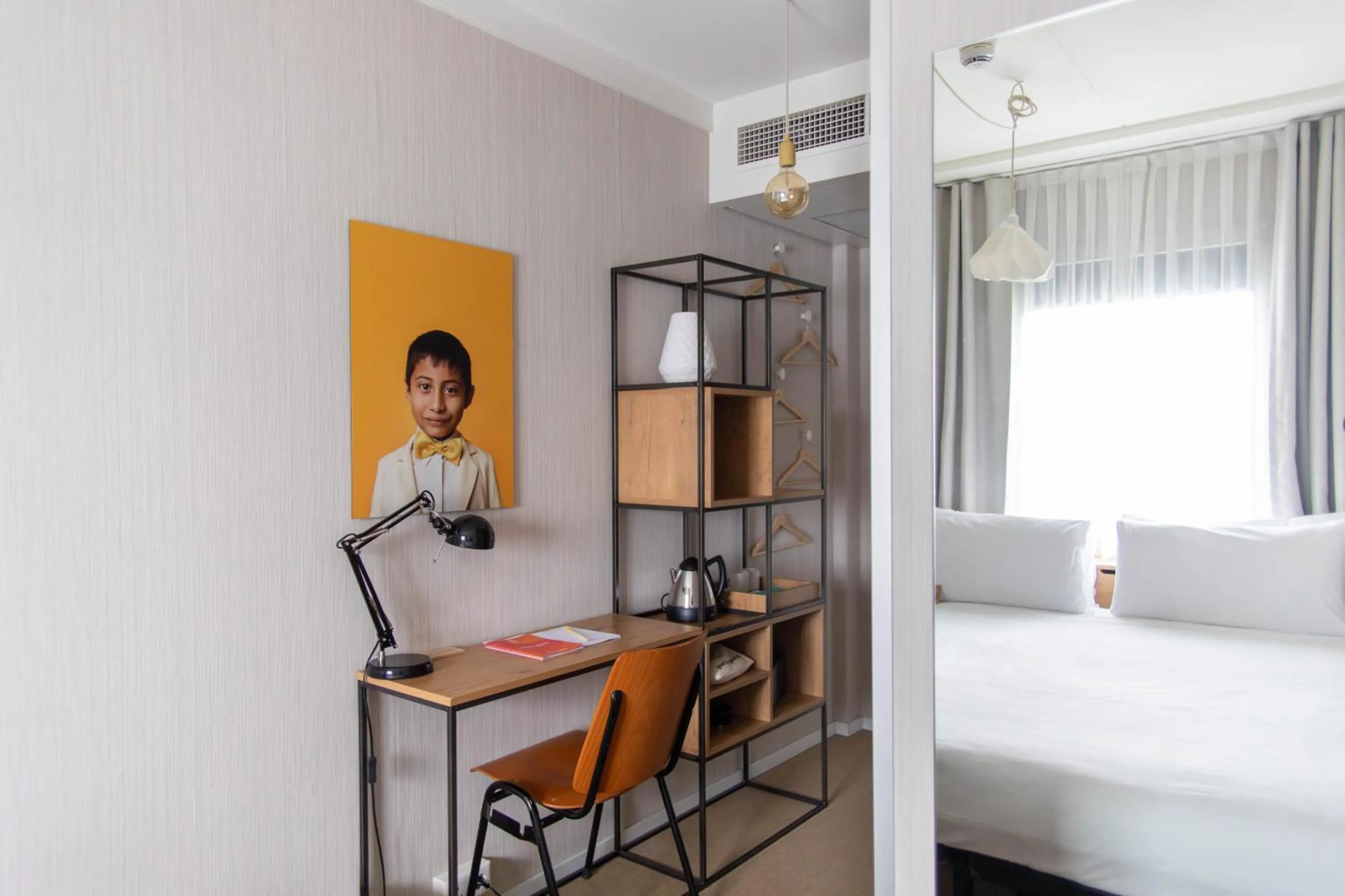 Decorative detail, Bed in Good Hotel London