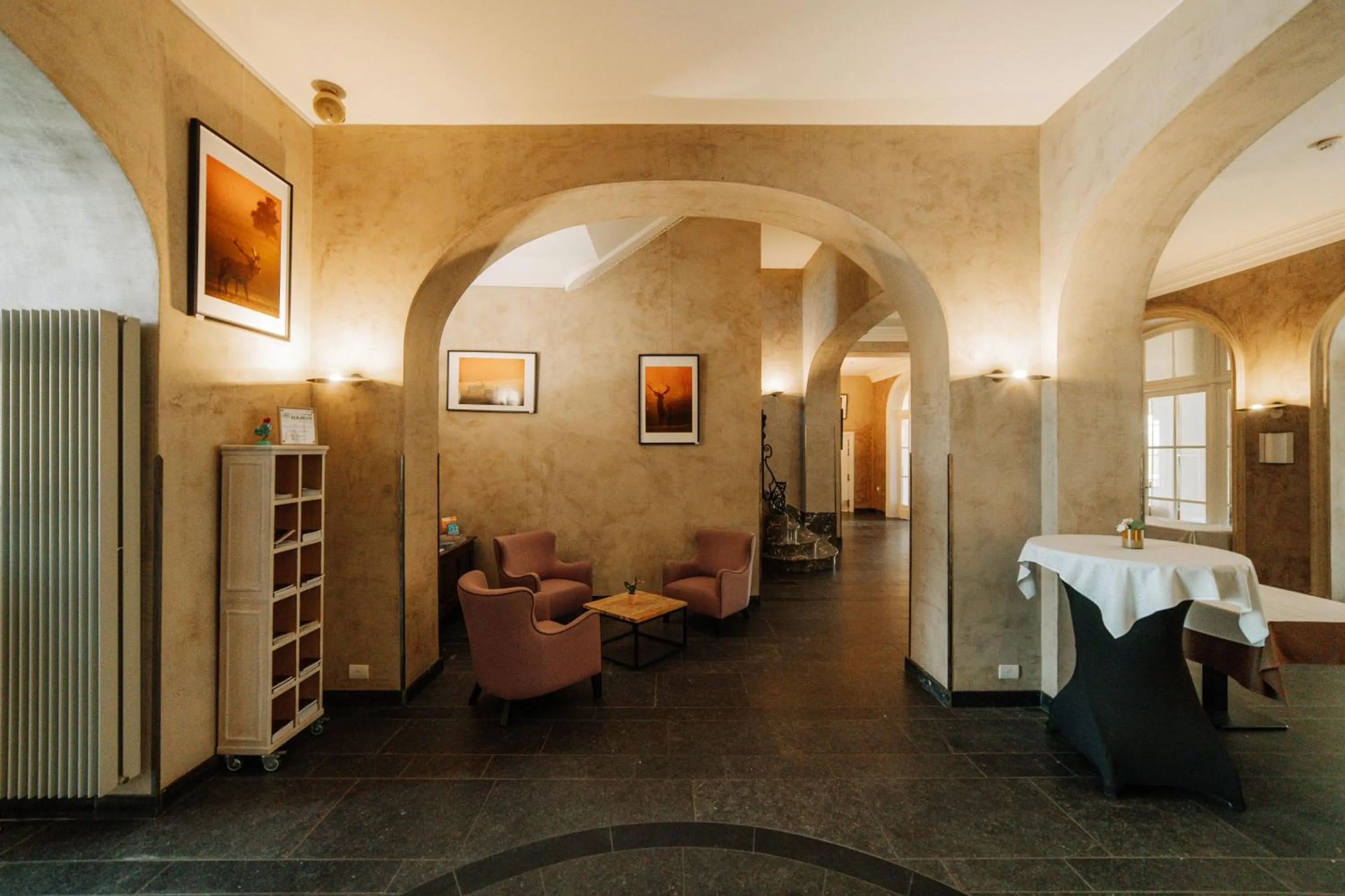 Seating area in Le Chateau de Namur